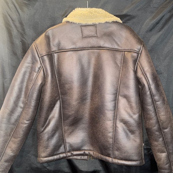 Our Legacy Alaska Jacket in Rustic Grain Brown Shearling