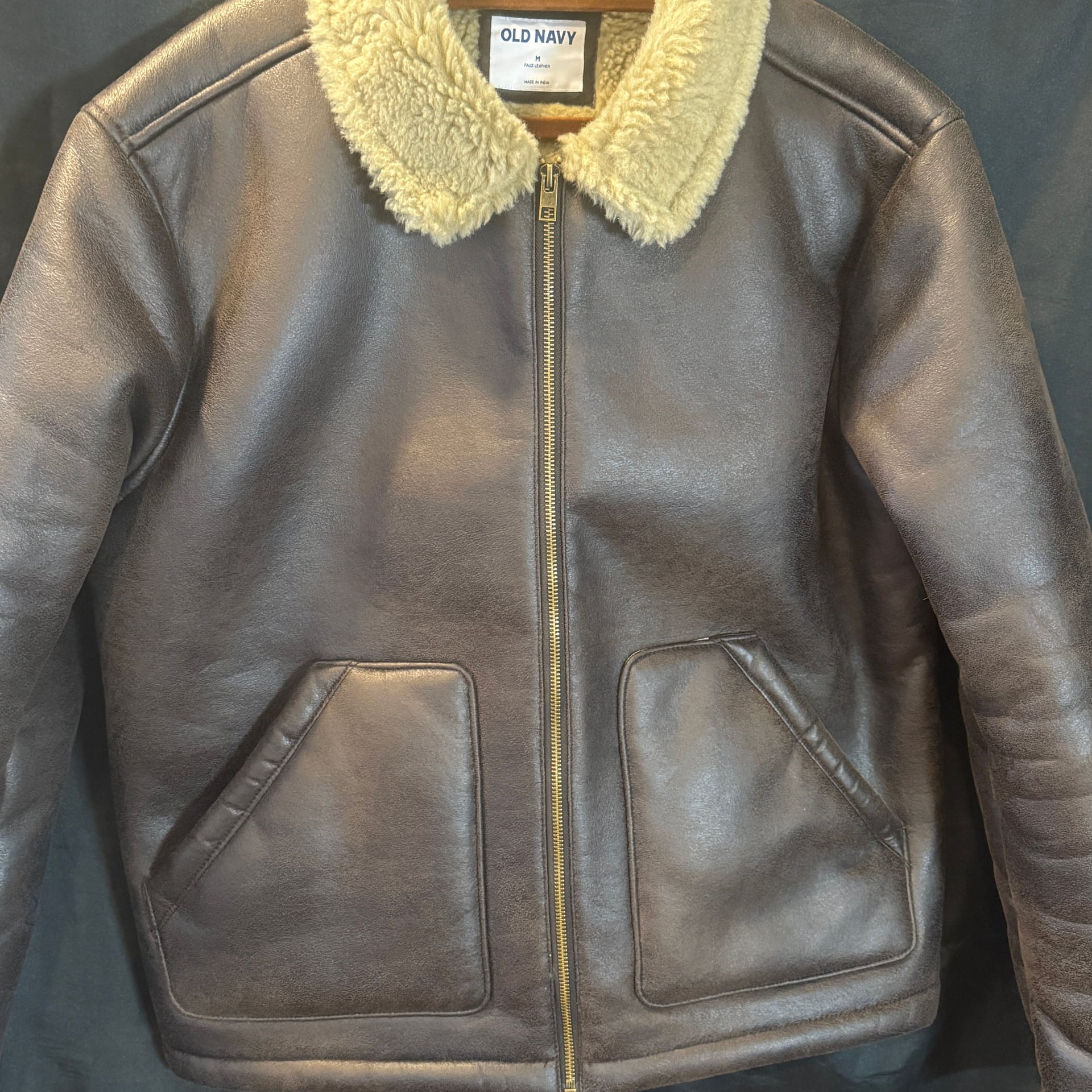 Our Legacy Alaska Jacket in Rustic Grain Brown Shearling 4