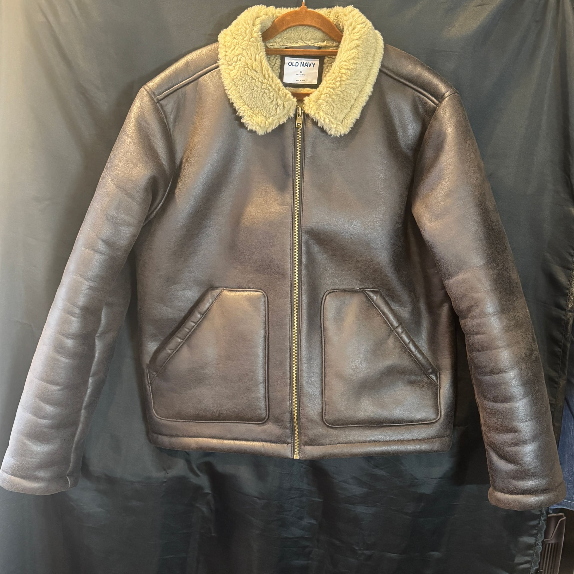 Our Legacy Alaska Jacket in Rustic Grain Brown Shearling 5
