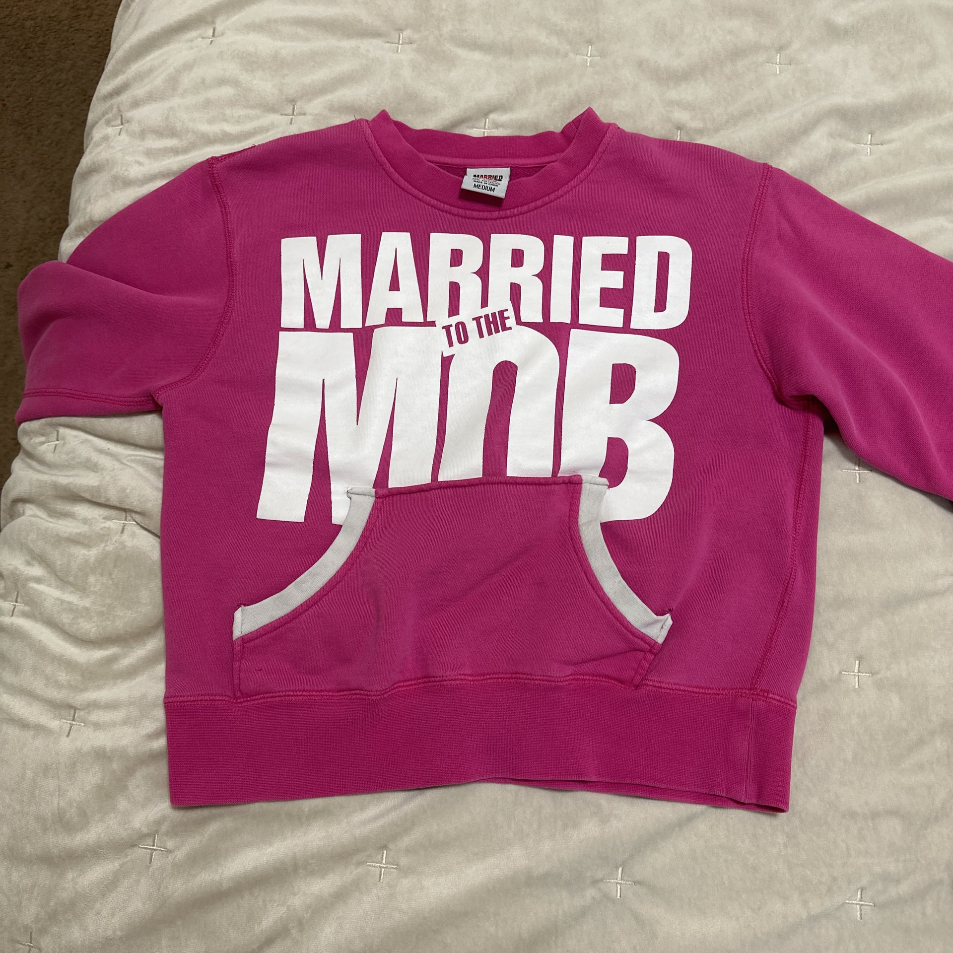Married To The Mob 'My Girls Rock' Balenciaga Smoke Marijuana Sweatshirt 1