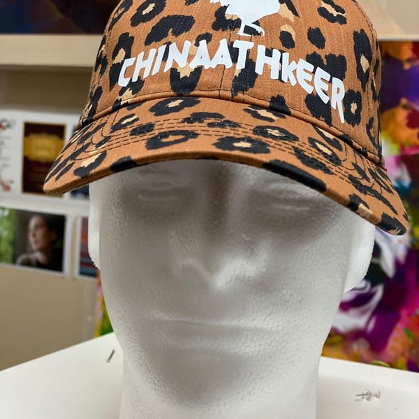 Chinaathkeer Apparel Logo Dinner Leopard Print Trucker Hat