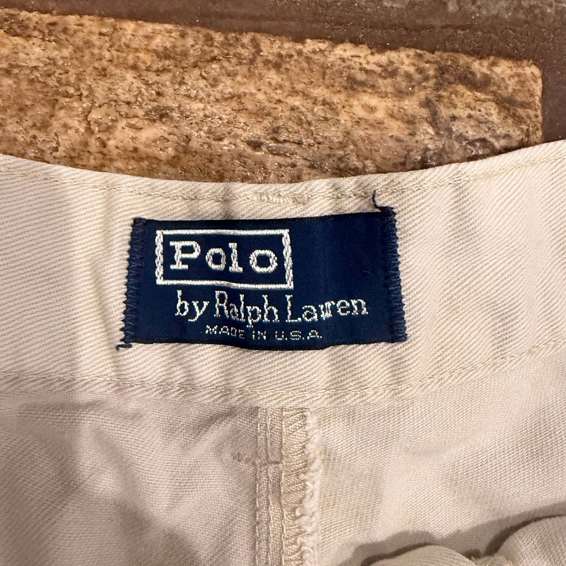 Polo Ralph Lauren Men's White Pleated Tyler Chino Shorts Made in USA 3