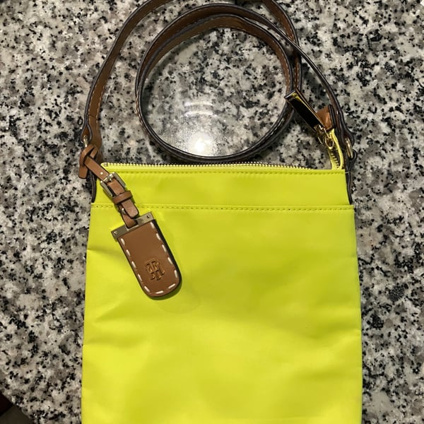 Tommy Hilfiger Julia Small Nylon Crossbody Bag Neon Green