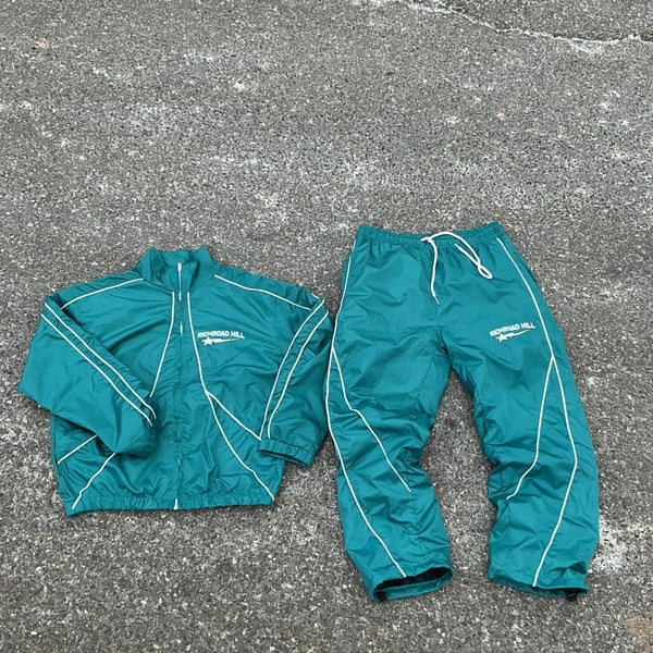 Aimé Leon Dore Collegiate Nylon Track Pants Pine Green