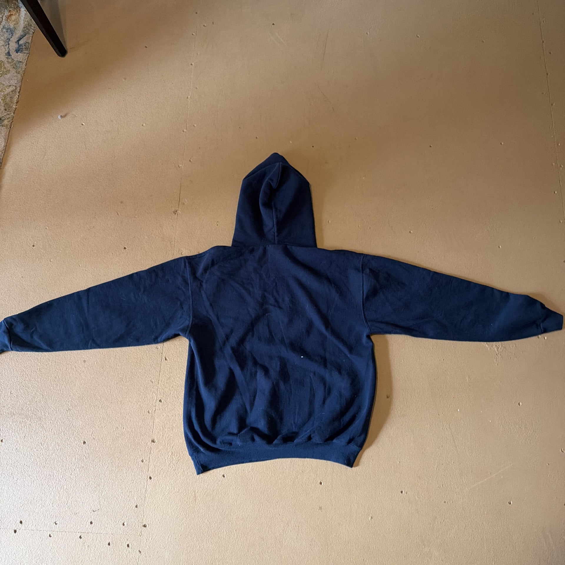 Vintage Champion Butler University Hoodie Navy Blue Size Large 7