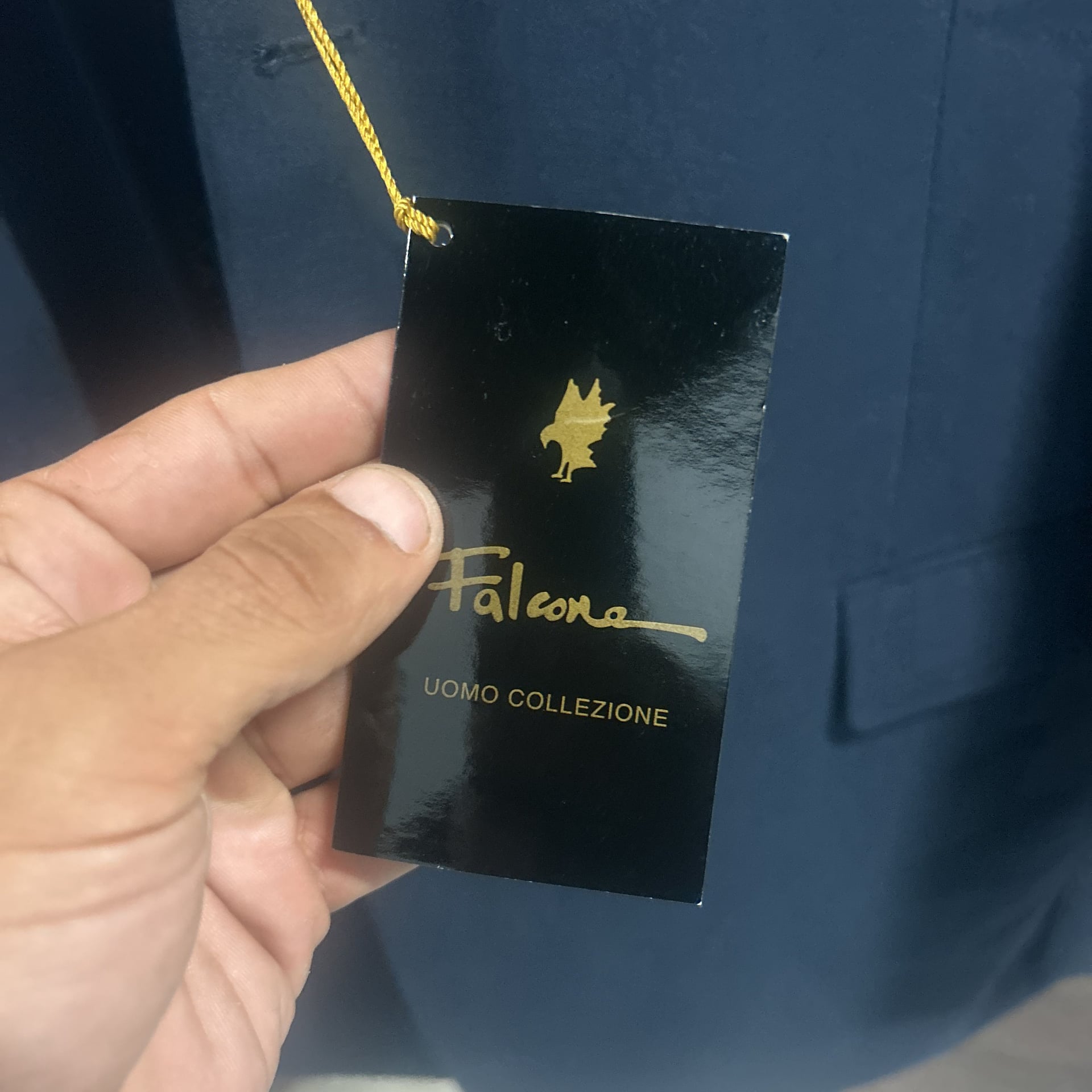 Falcone Superlative Collezione Black Single Breasted Blazer Sport Coat Super 150s 3