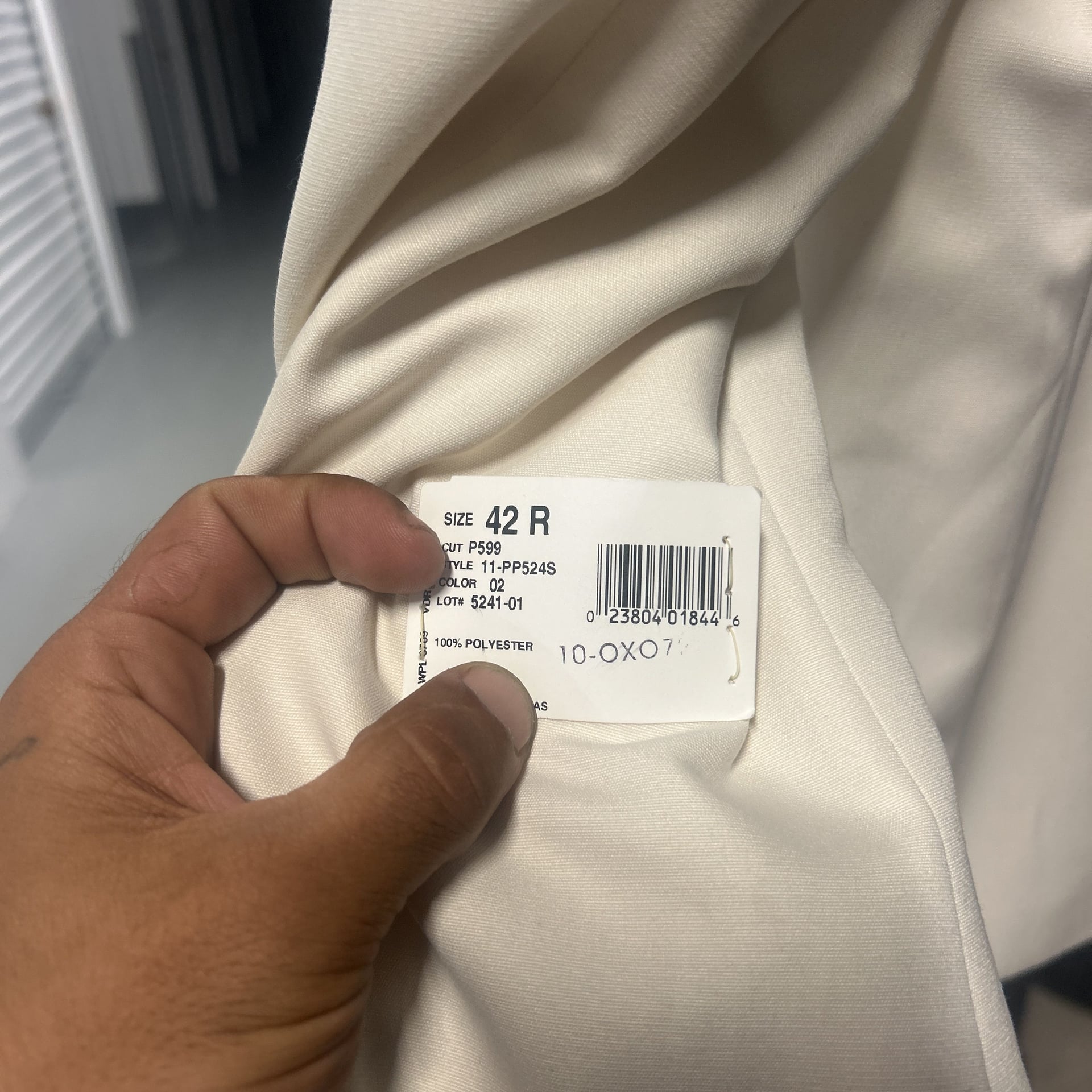 Jacquemus Le Coup De Soleil 'La Veste Valensole' White Linen Blazer 3
