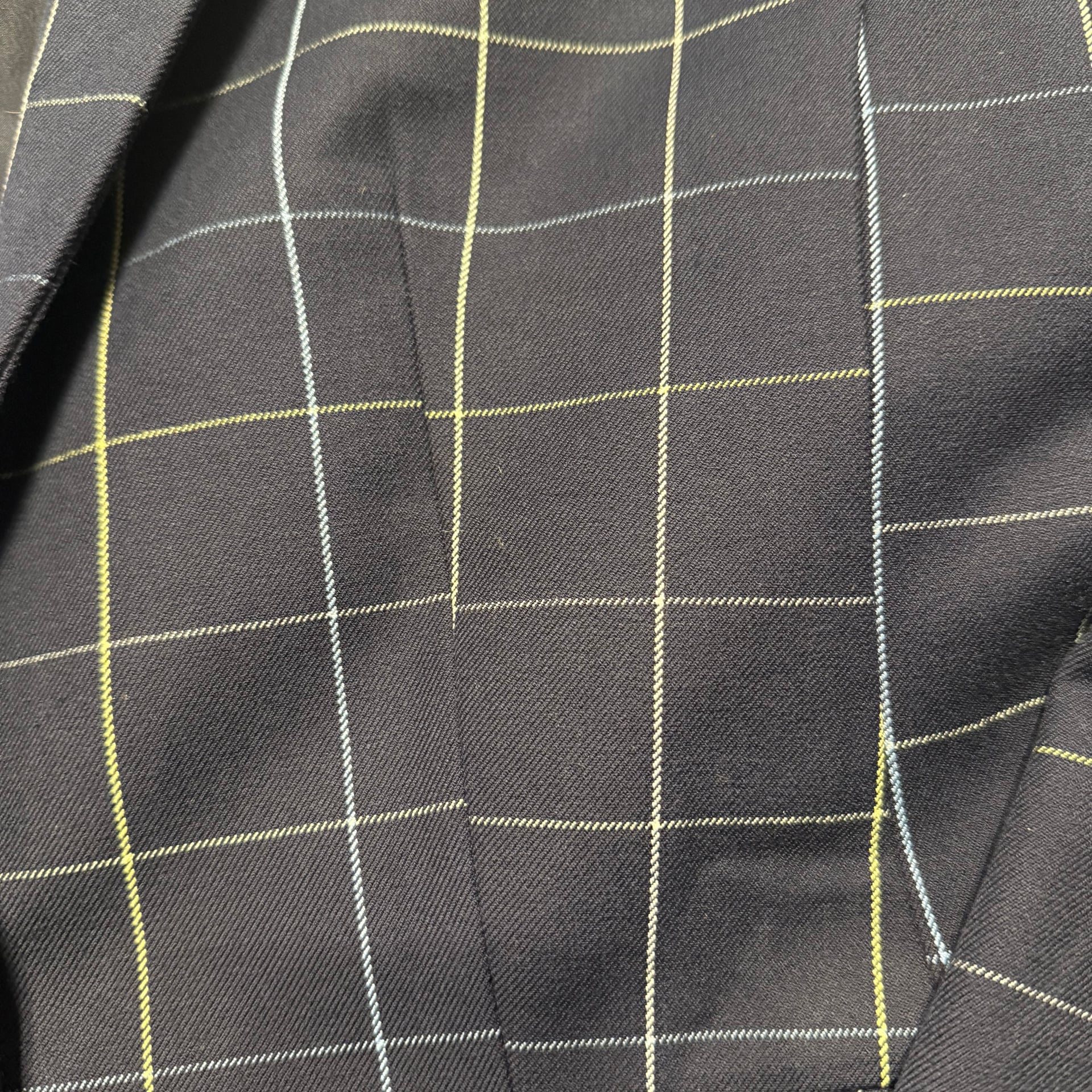 Banana Republic Navy Blue Windowpane Plaid Classic Fit Blazer size 6 NWT luxury  7