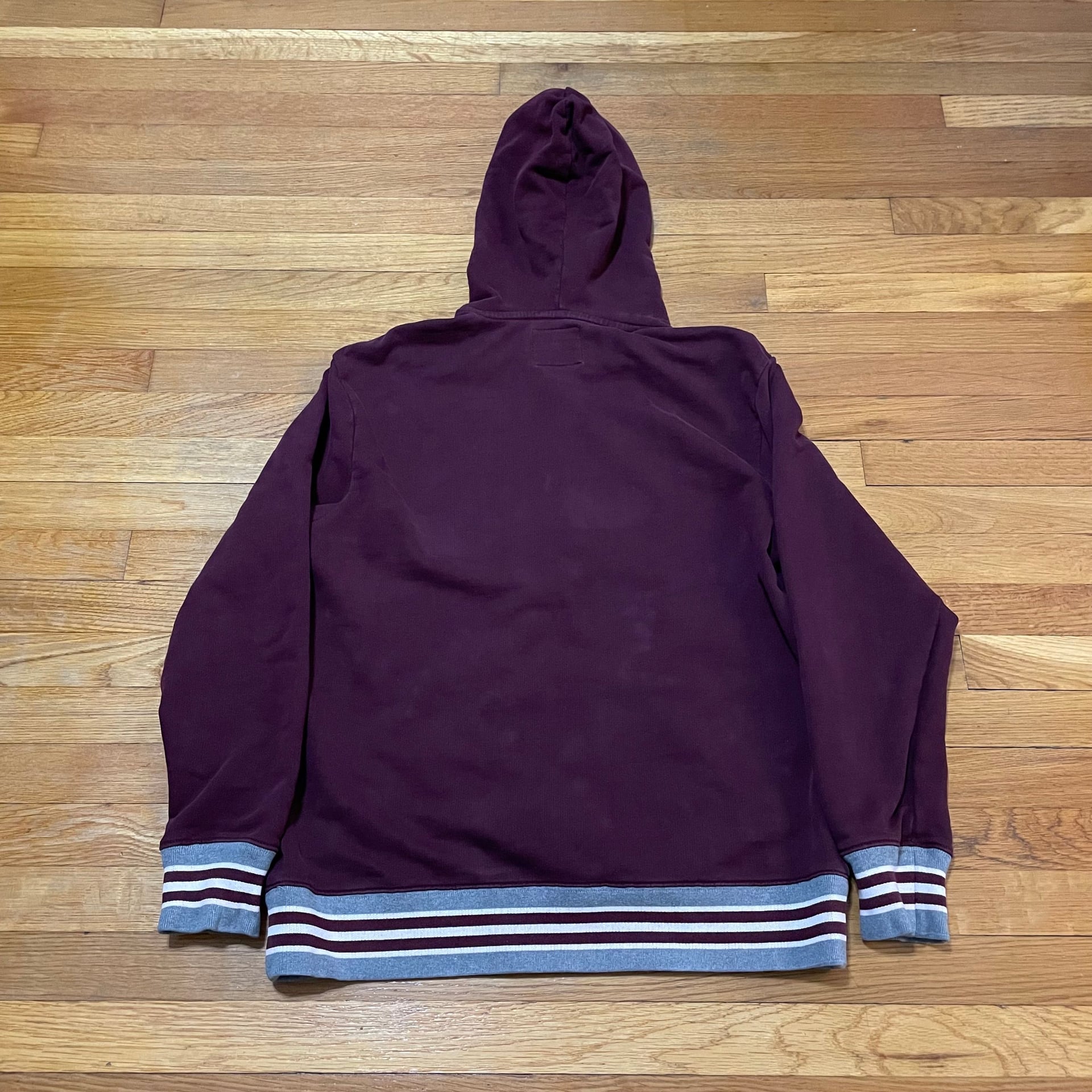 American Eagle USA Burgundy Red Pullover Hoodie 4