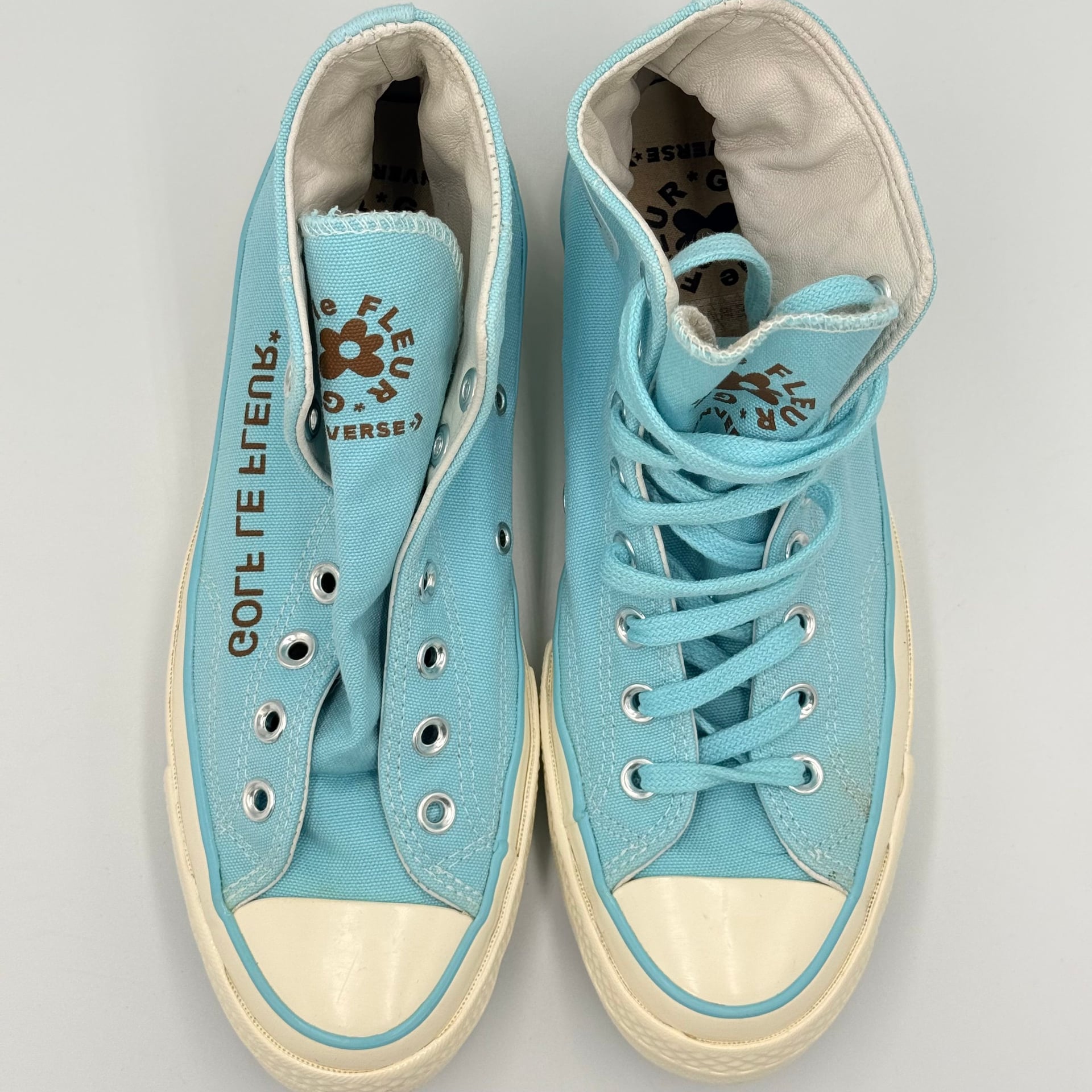 Converse Golf Le Fleur x Chuck 70 High 'Gulf Stream' 2018 Camp Flog Gnaw VIP 9.5 3