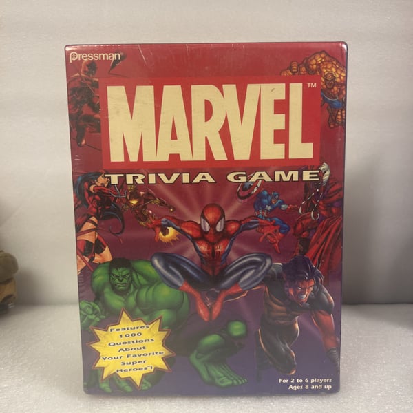 2003 Marvel Trivia Game by Pressman - 1000 Questions Collector's Edition