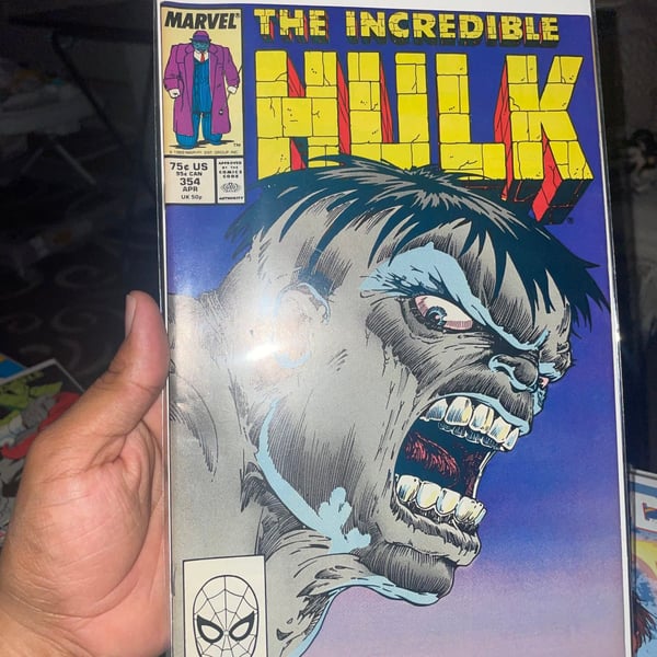 Incredible Hulk #354 (1989) Peter David Jeff Purves Grey Hulk