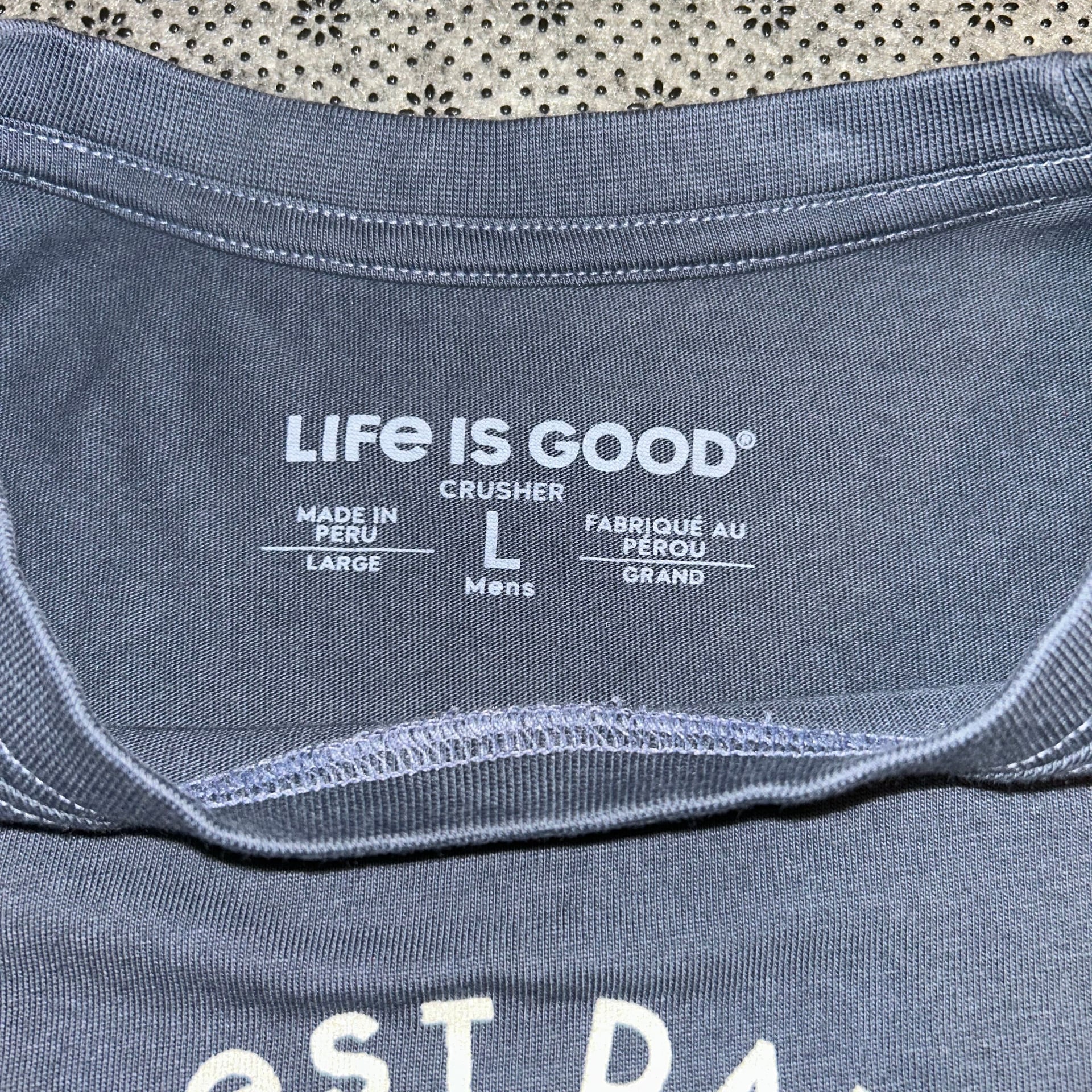 Life Is Good Men's Best Dad By Par Golf Short Sleeve Crusher Tee 3
