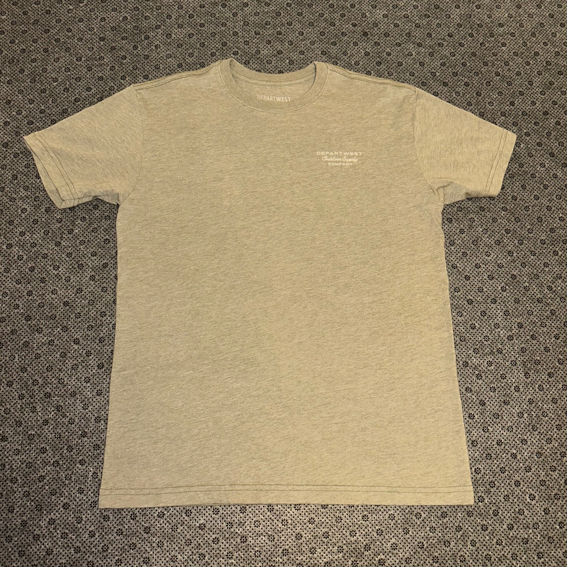 Departwest Gear Graphic Tee T-Shirt Large Light Heather Grey 2