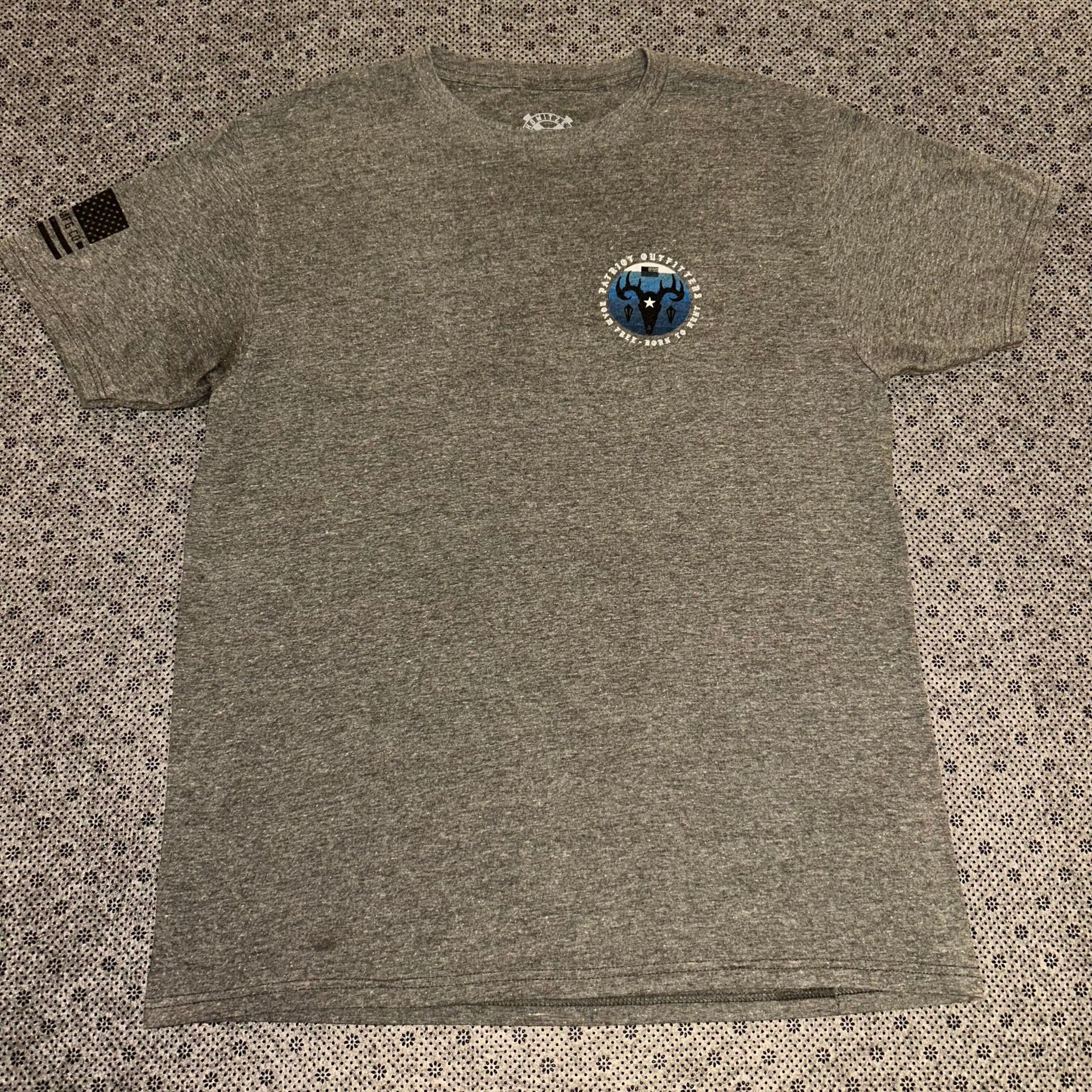 Howitzer Patriots & Outfitters Hunt Tribe Men's Graphic T-Shirt Large Grey 4