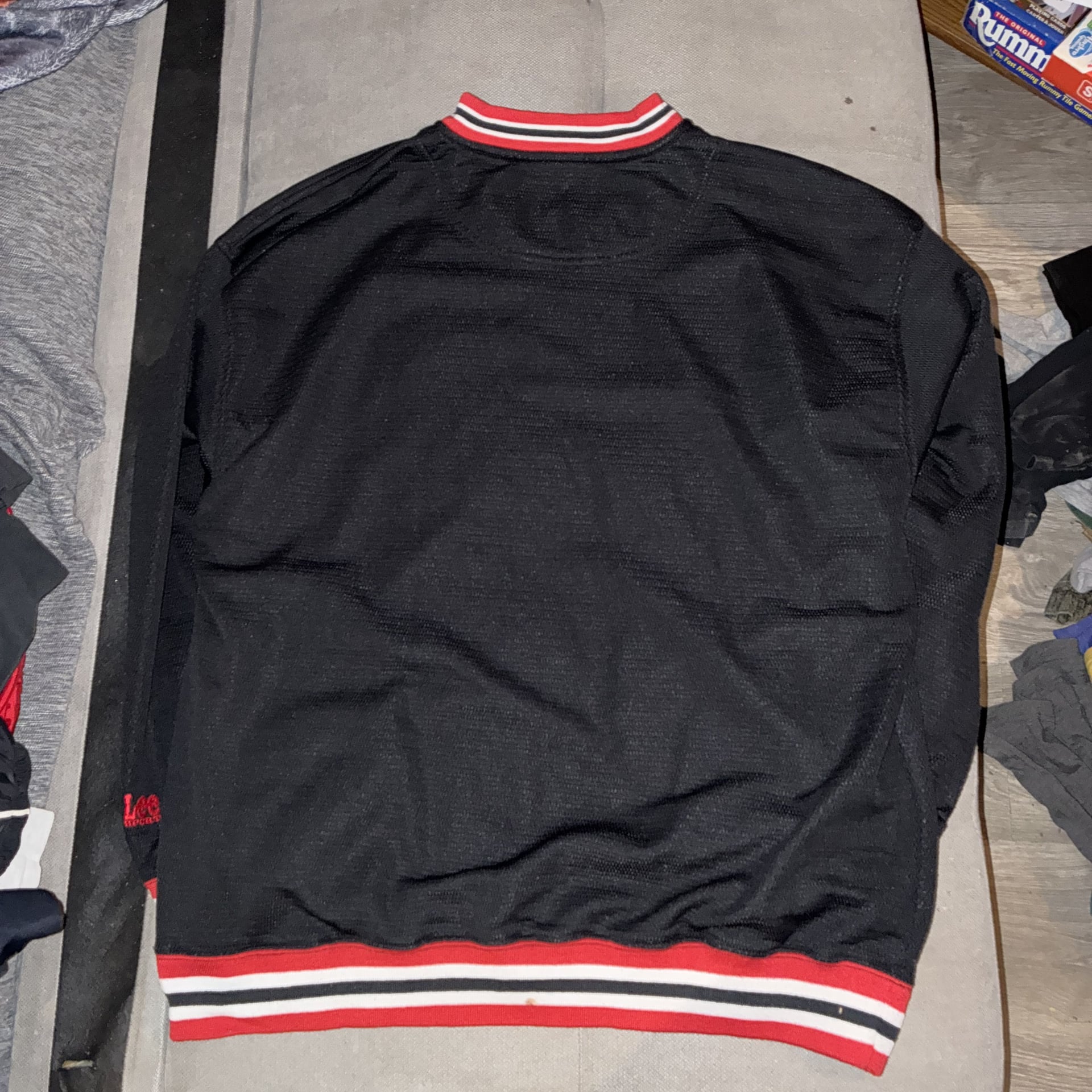 Vintage 90s Chicago Bulls Lee Sport Nutmeg 1/4 Zip Pullover Sweatshirt 3