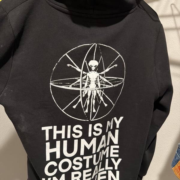 MATBOCK DaVinci Vitruvian Operator Zip-Up Hoodie