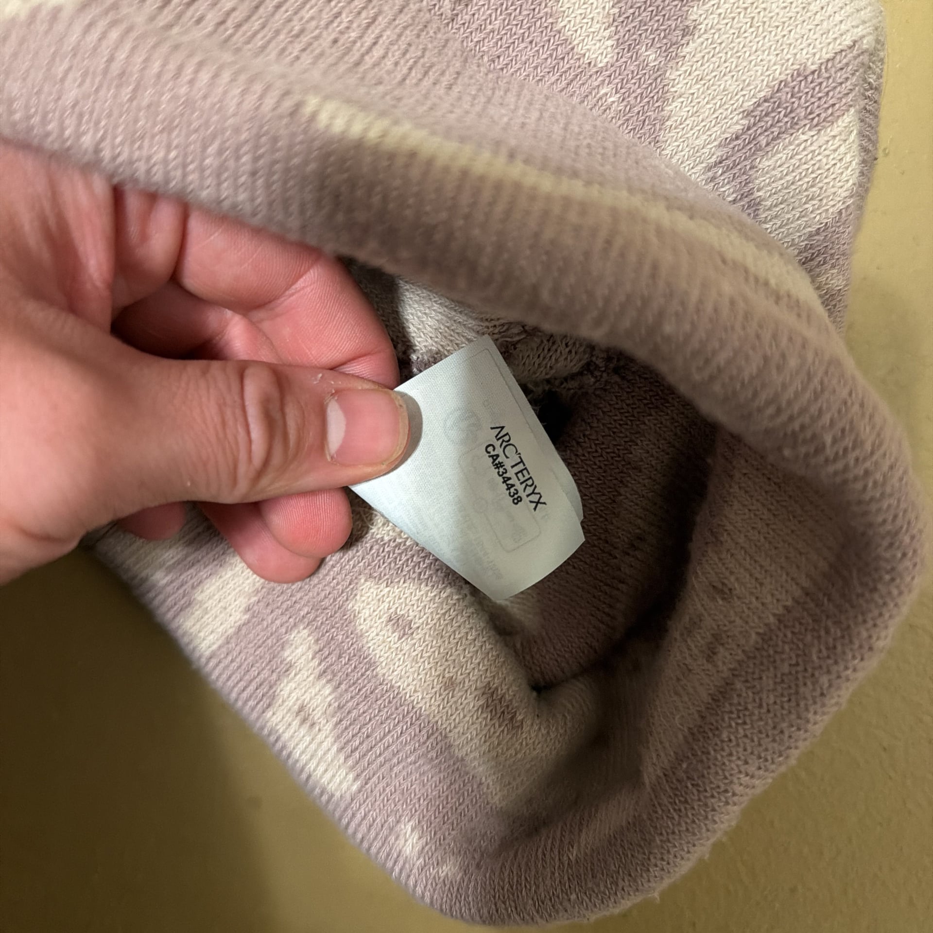 Arc'teryx Bird Head Toque Beanie - Purple & Grey Knit Hat 8