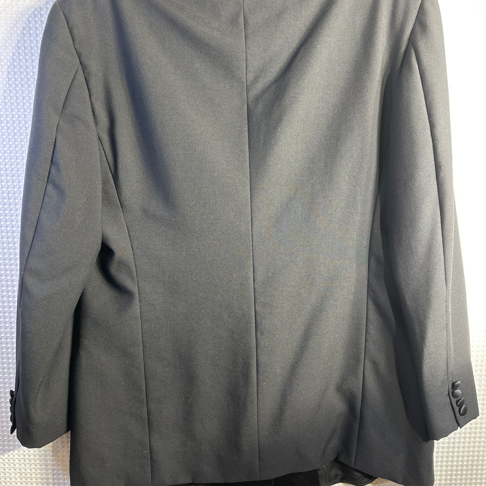 Valentino Uomo Black Pure Wool Double Breasted Blazer 2