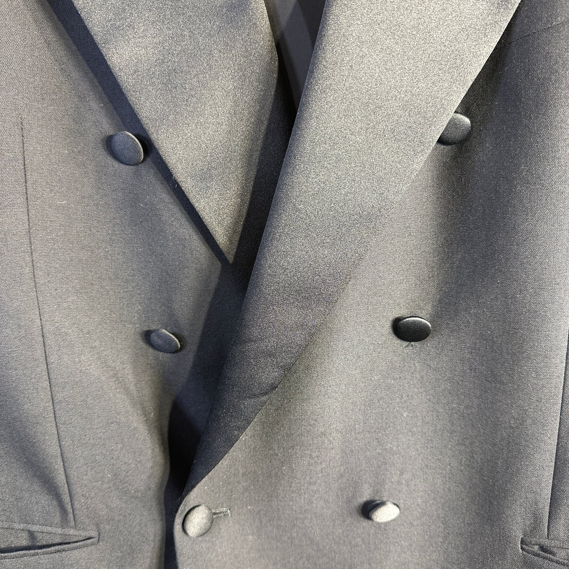Valentino Uomo Black Pure Wool Double Breasted Blazer 3