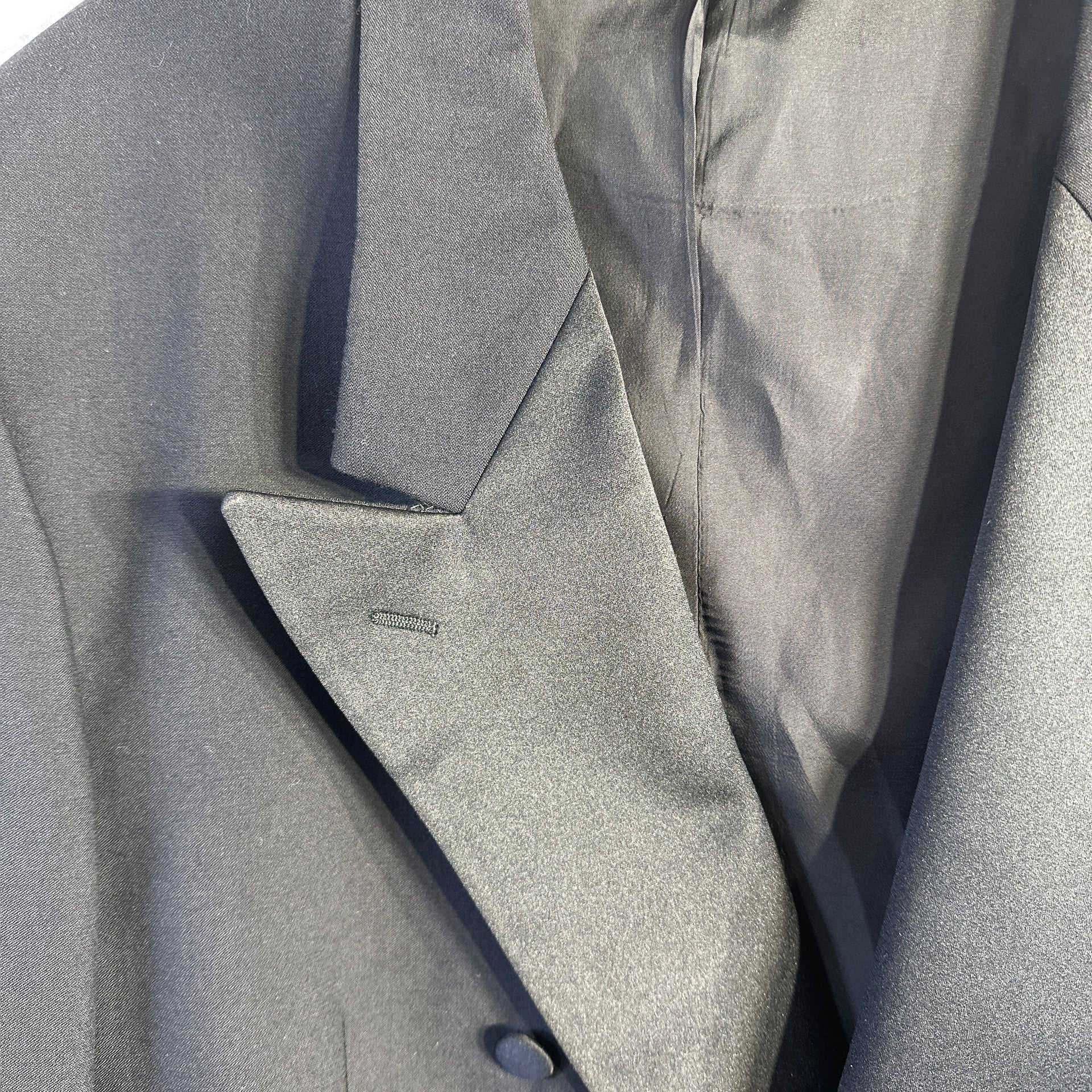 Valentino Uomo Black Pure Wool Double Breasted Blazer 4