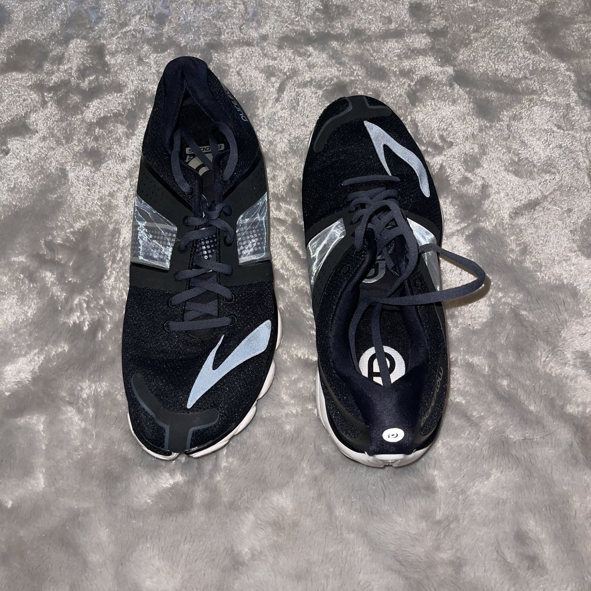 Brooks Pureflow Black / Rock Men’s Running Shoes 8