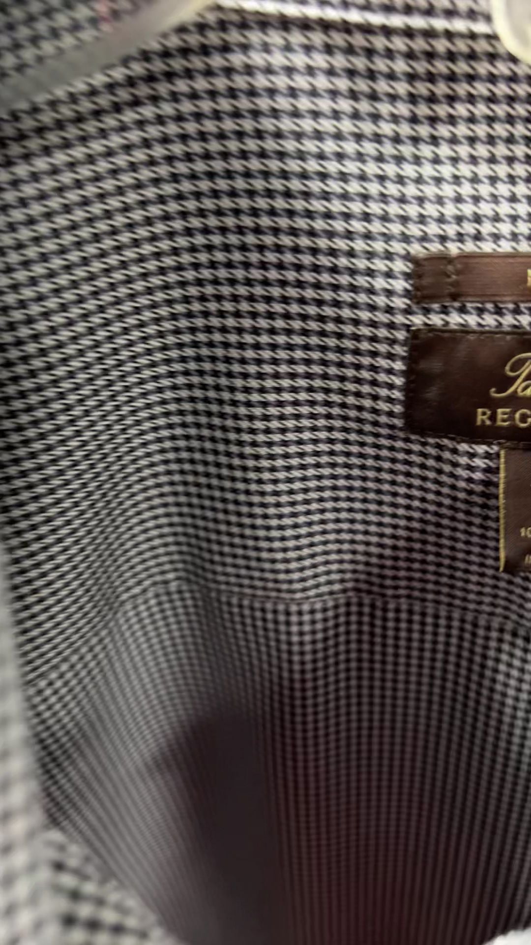 Tasso Elba Men's Blue Diamond Medallion Pattern Long Sleeve Button Up Shirt Size Small 5