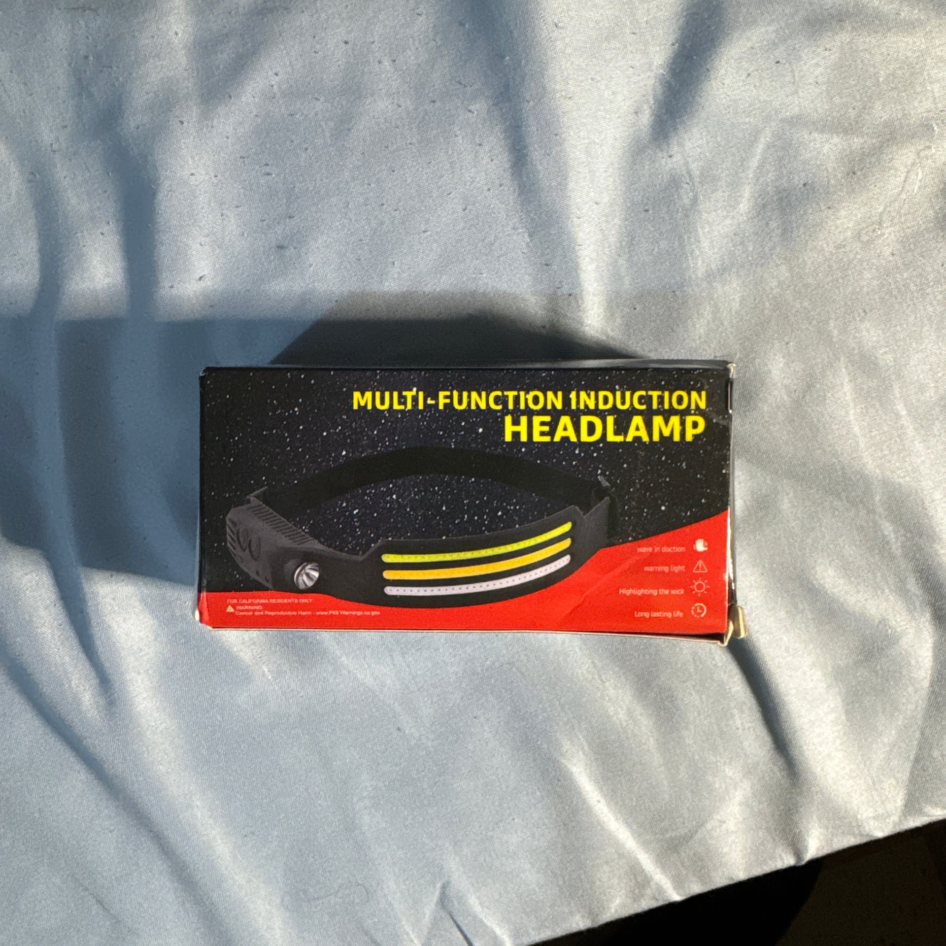 W689 Multi-Function Induction COB LED Rechargeable Headlamp with Motion Sensor 1