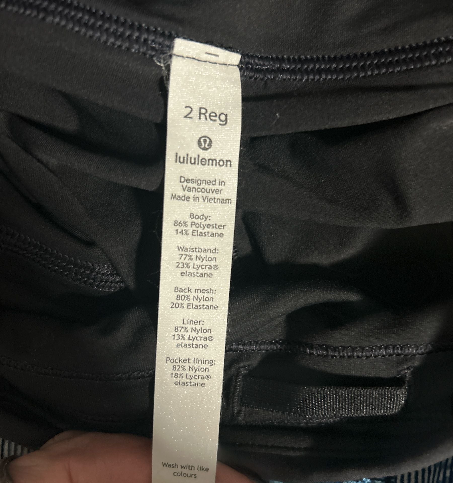 Lululemon Play Off The Pleats Skirt Reg Length Sun Dazed Multi Blue Black Sz. 2 5