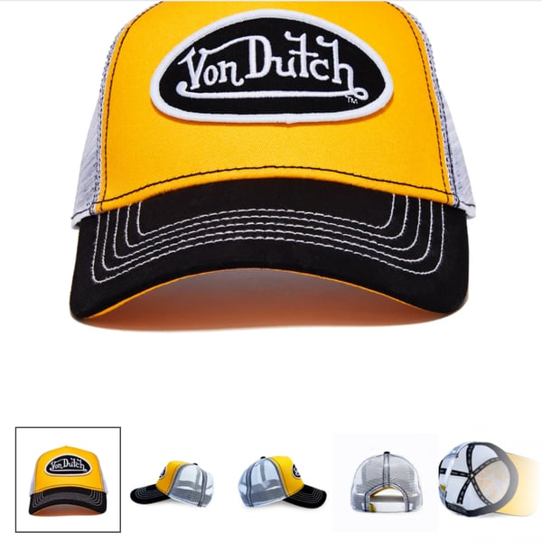 Von Dutch Infinite Gold Trucker Hat Yellow/Black