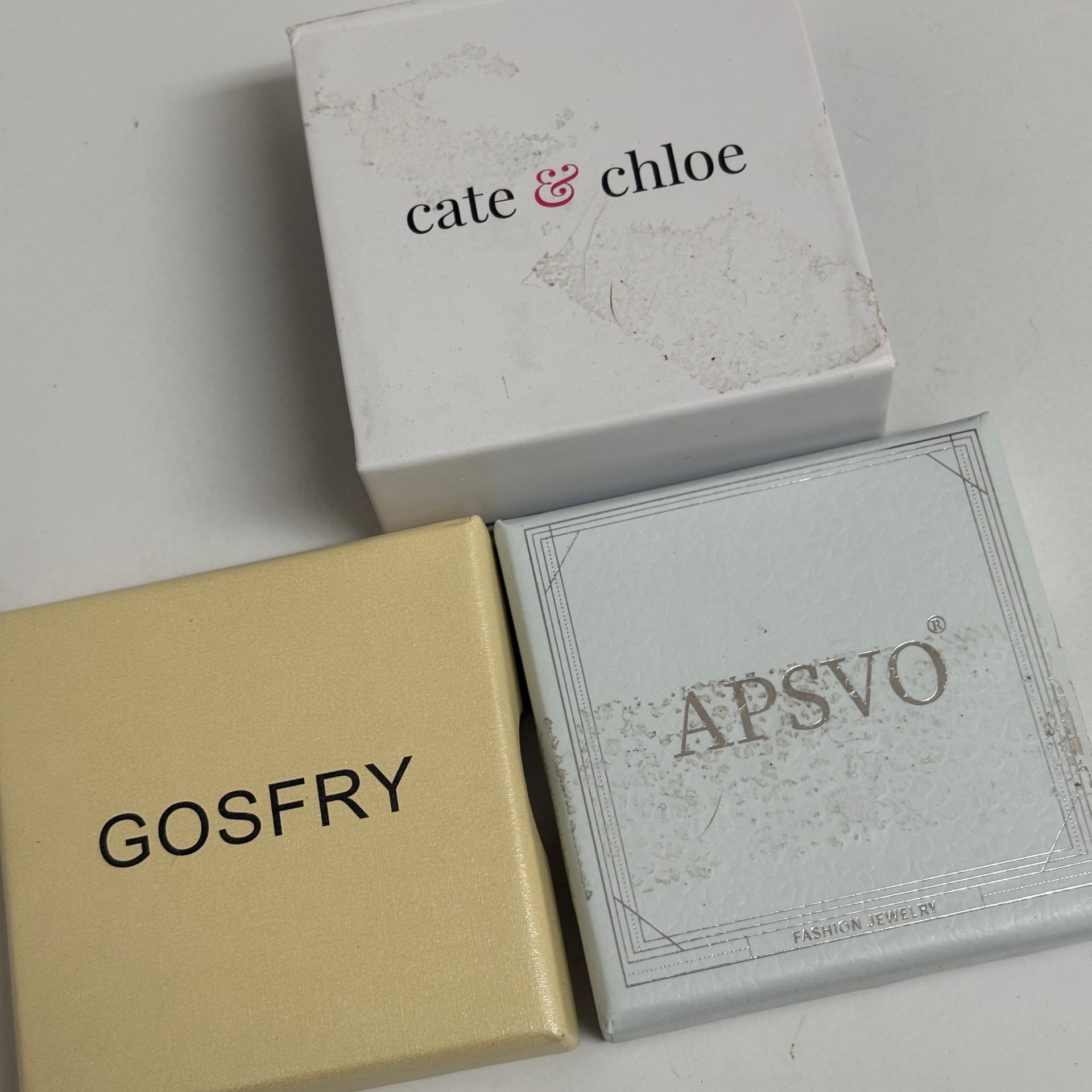 Fashion Jewelry Set - Gosfry Gold Hoop Multi-Pack & Apsvo Silver Chain Necklace 5