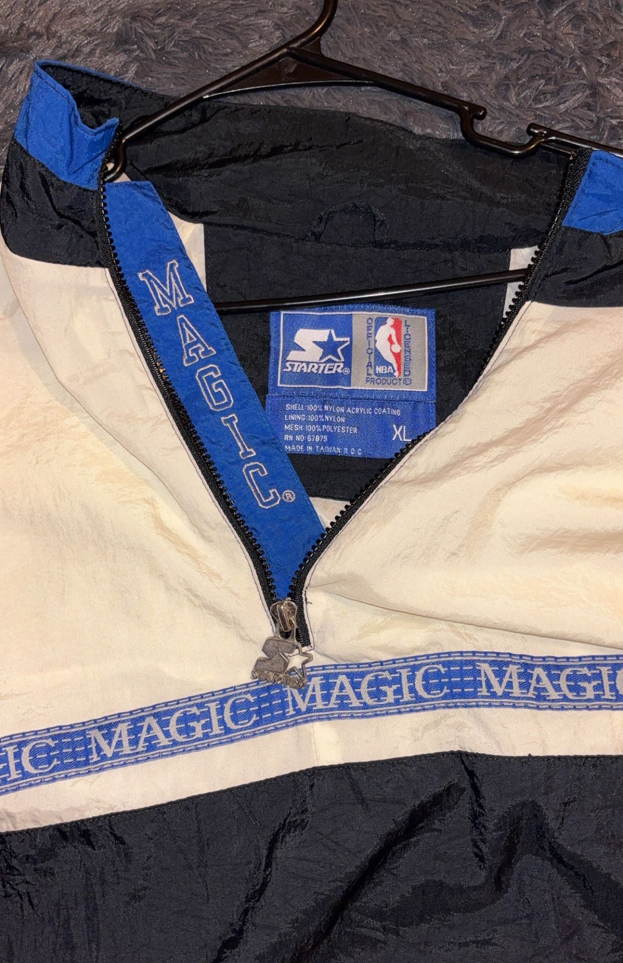 Vintage 90s Pro Player NBA Orlando Magic Full-Zip Puffer Jacket 4