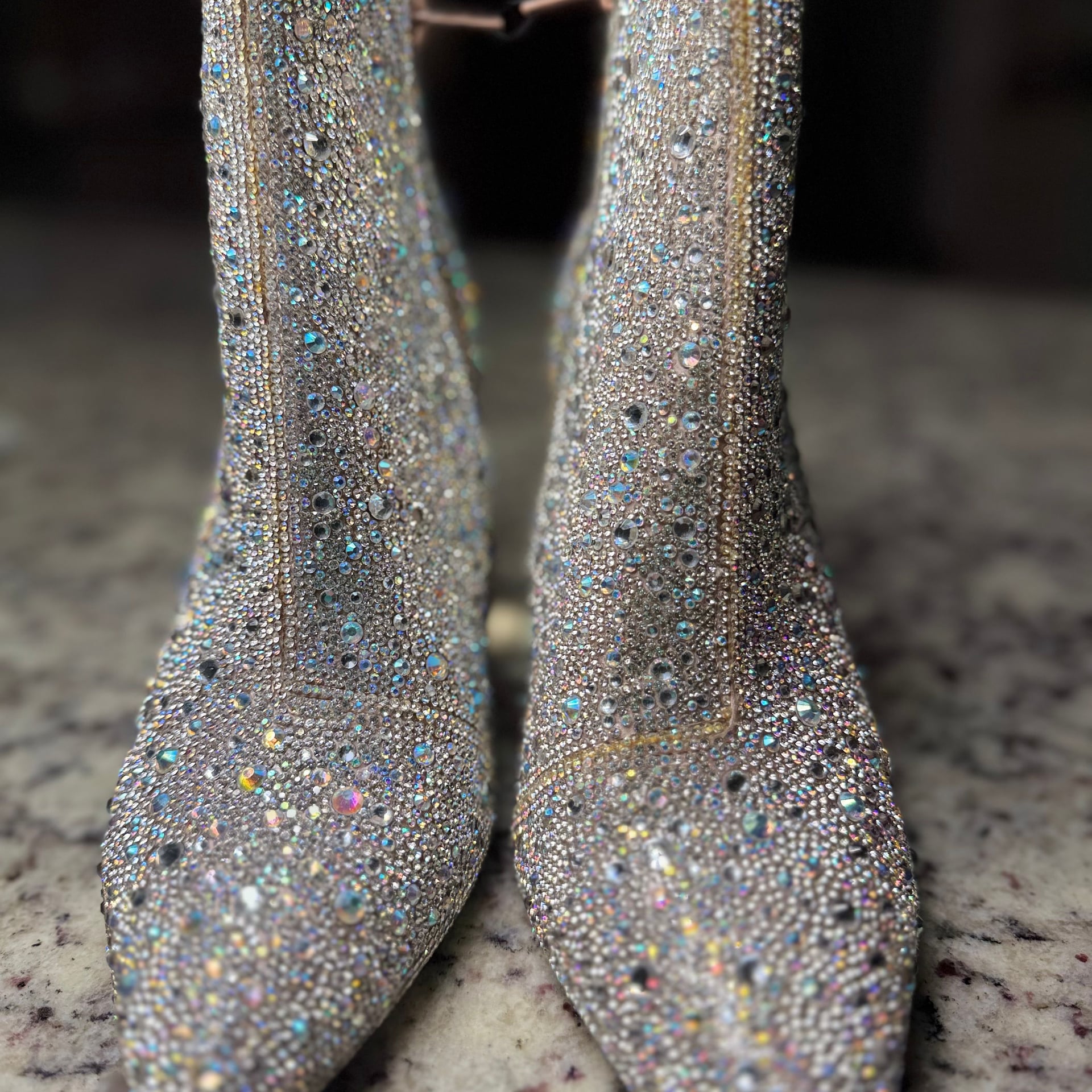 Betsey Johnson SB-CADY Rhinestone Embellished Ankle Booties 1