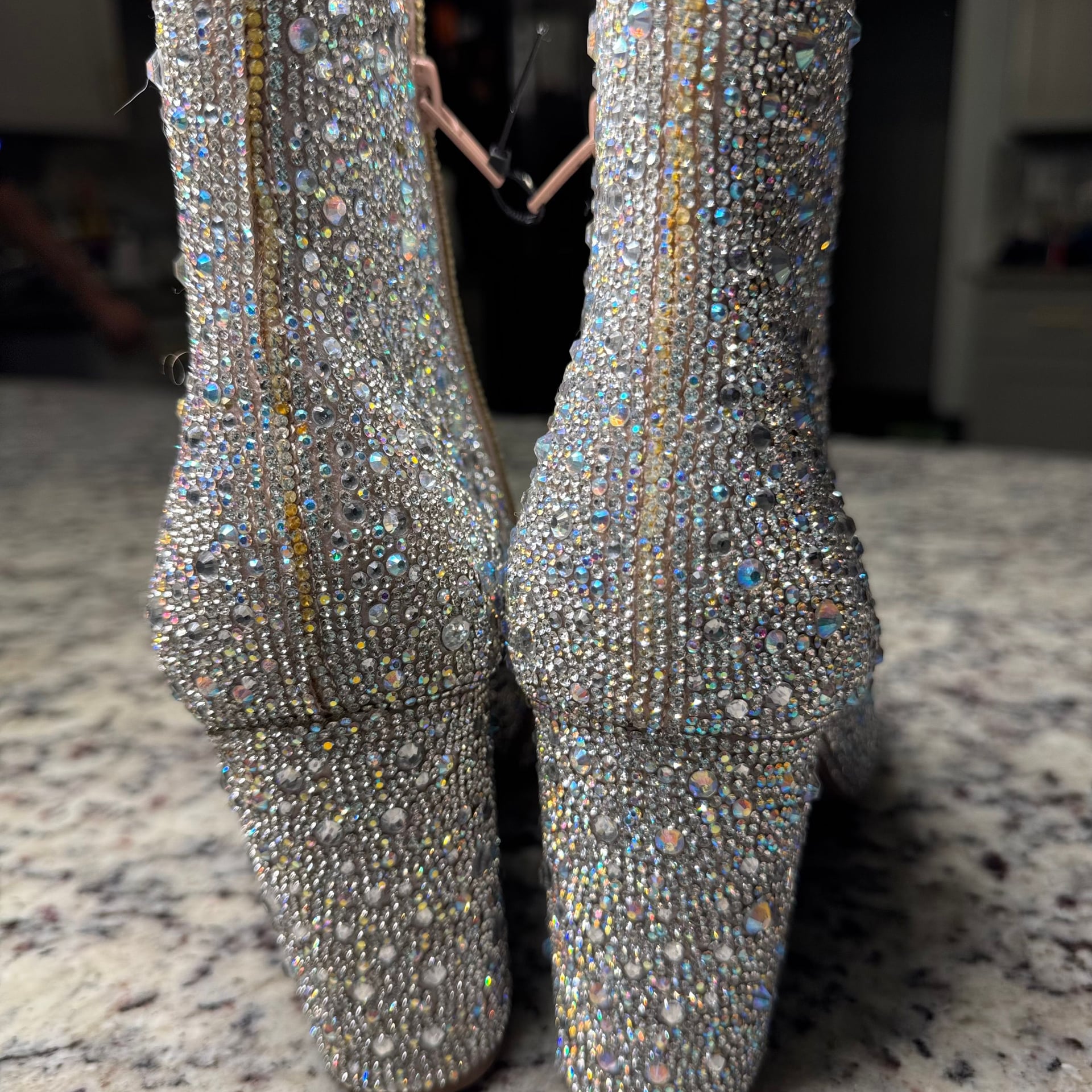 Betsey Johnson SB-CADY Rhinestone Embellished Ankle Booties 3