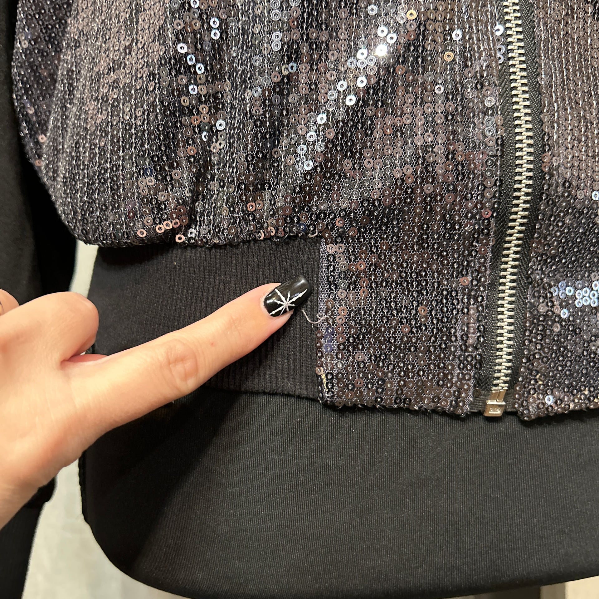 Star Wars Rogue One Sequin Bomber Jacket Size M 4