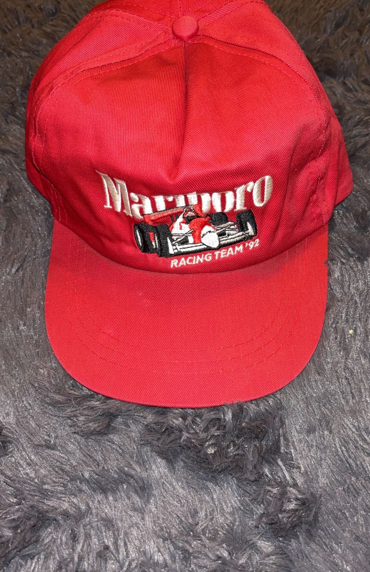 Vintage 1992 Marlboro Racing Team Snapback Trucker Hat 2
