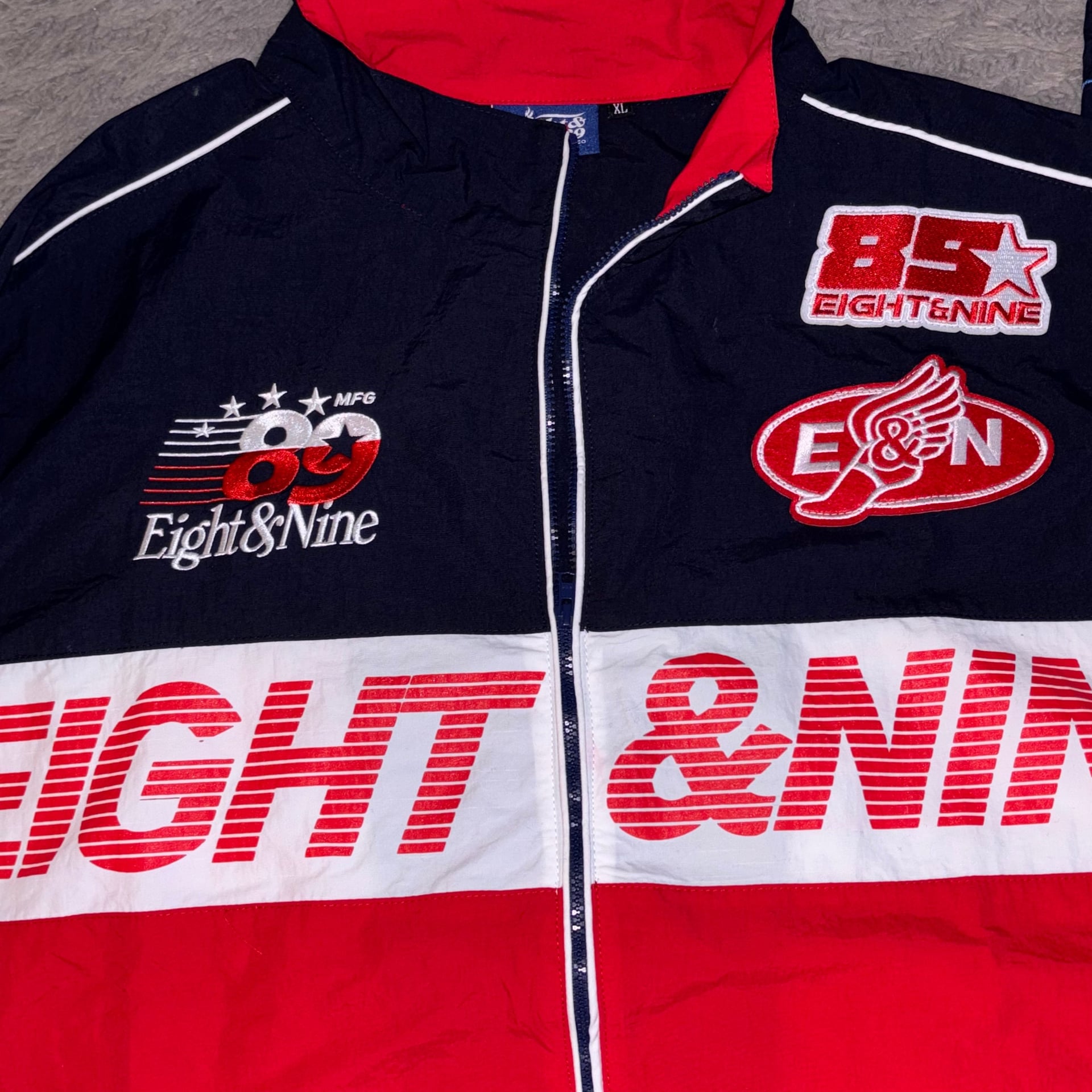 8&9 MFG CO. Grand Prix Bred Nylon Racing Jumpsuit Tracksuit Set 2