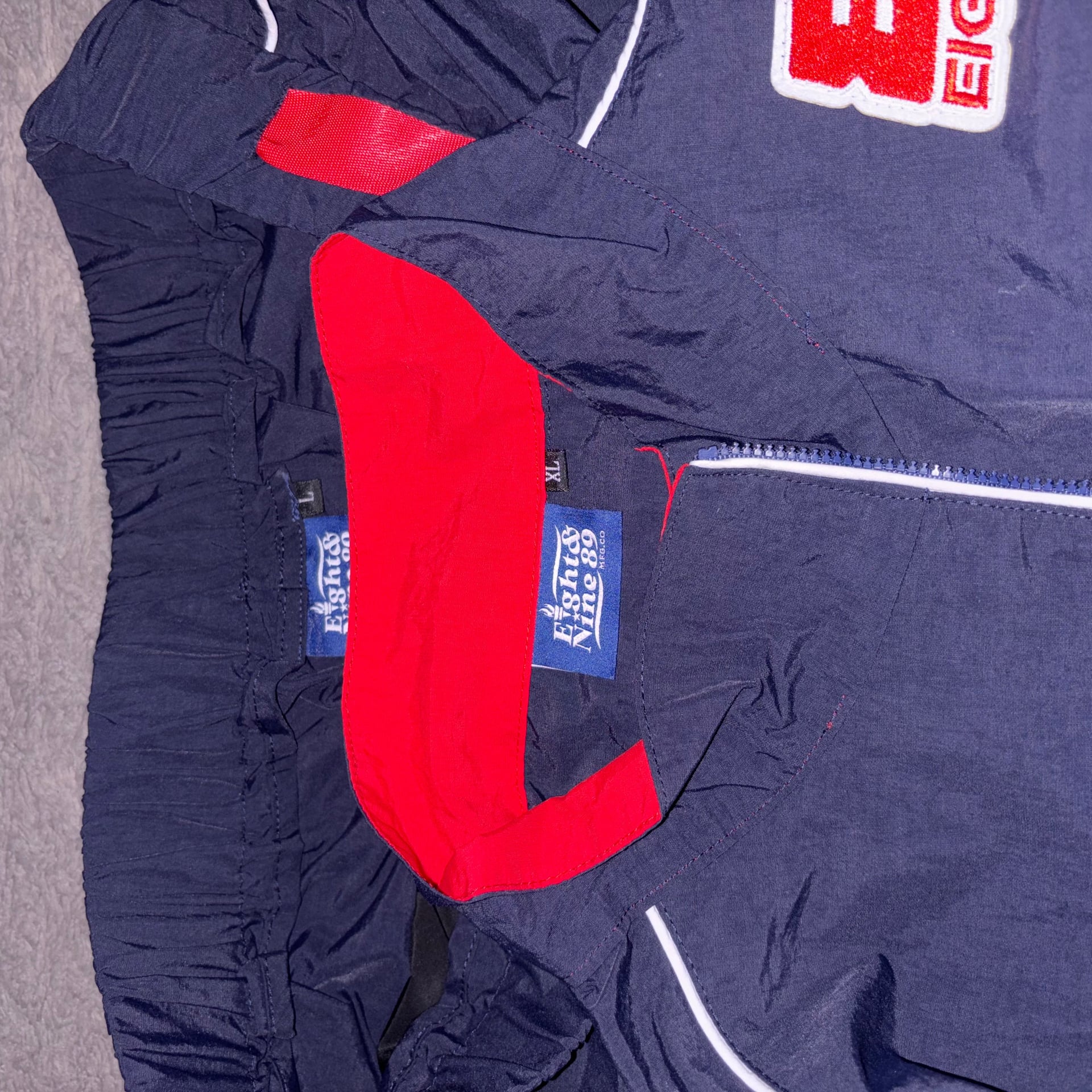 8&9 MFG CO. Grand Prix Bred Nylon Racing Jumpsuit Tracksuit Set 4