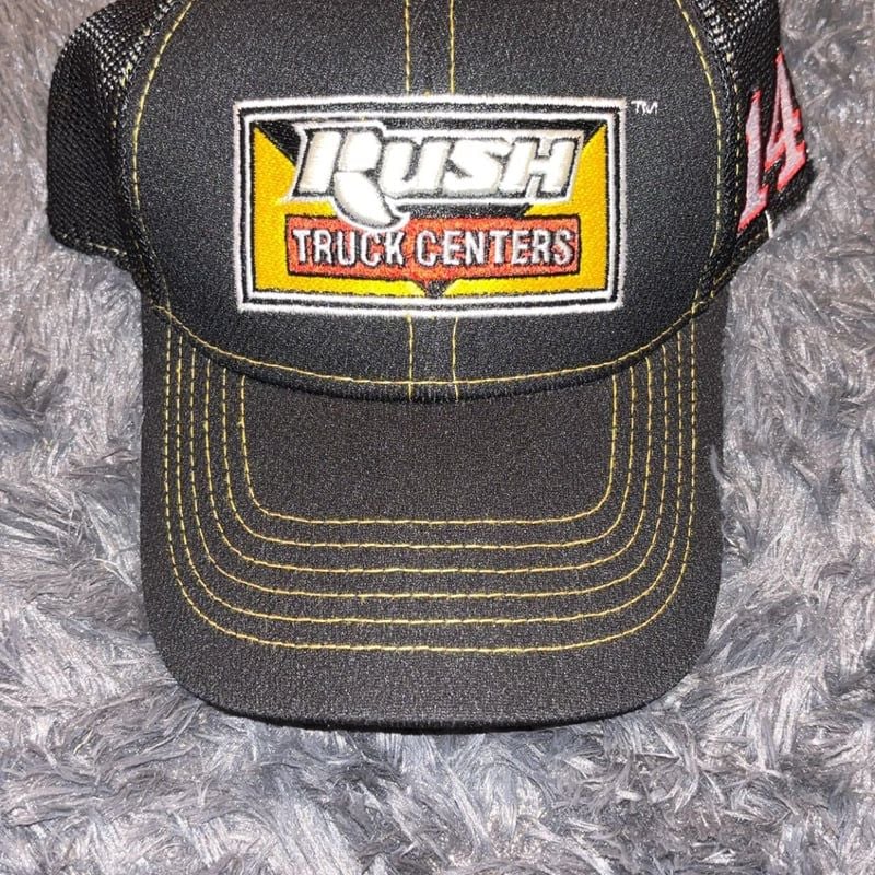 NASCAR Clint Bowyer #14 Stewart-Haas Racing Rush Truck Centers Trucker Hat 2