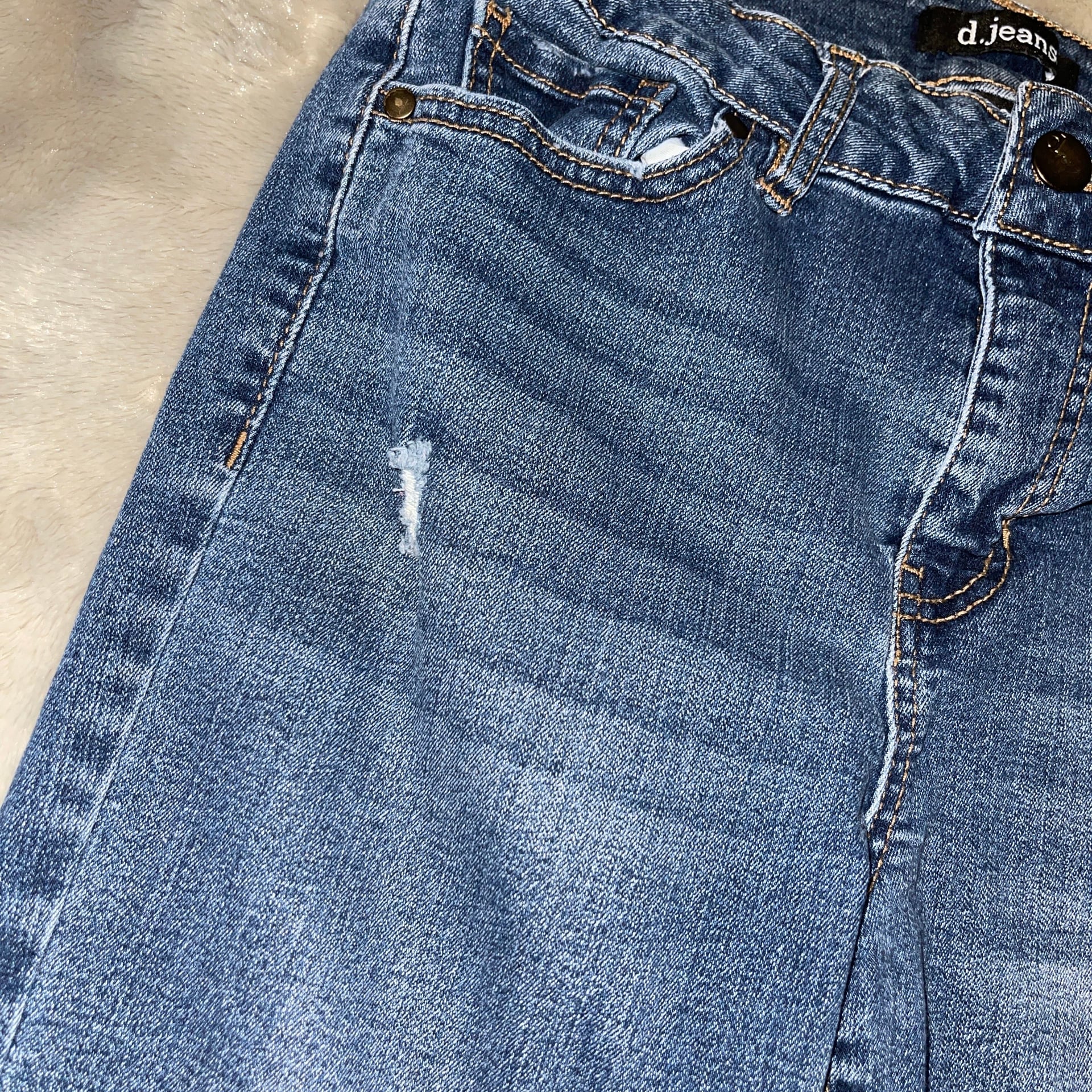 d.jeans Distressed Skinny Jeans Size 6 | Casual Street Style 8