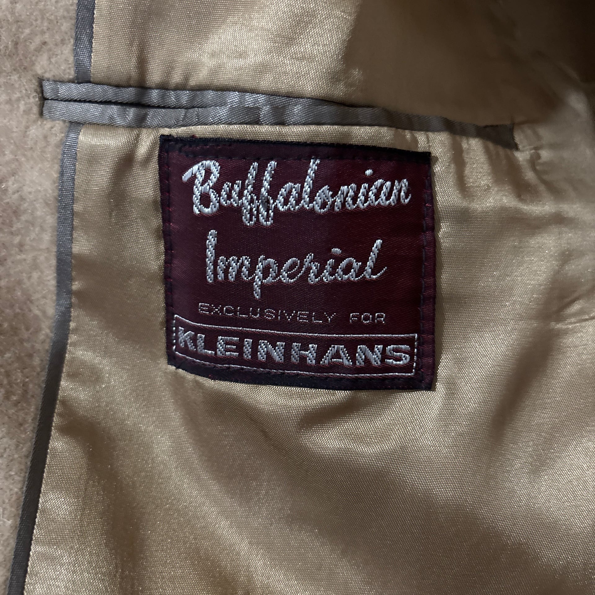 Vintage VTG Buffalonian Imperial For Kleinhans-100%Camel Hair Blazer 42R 4