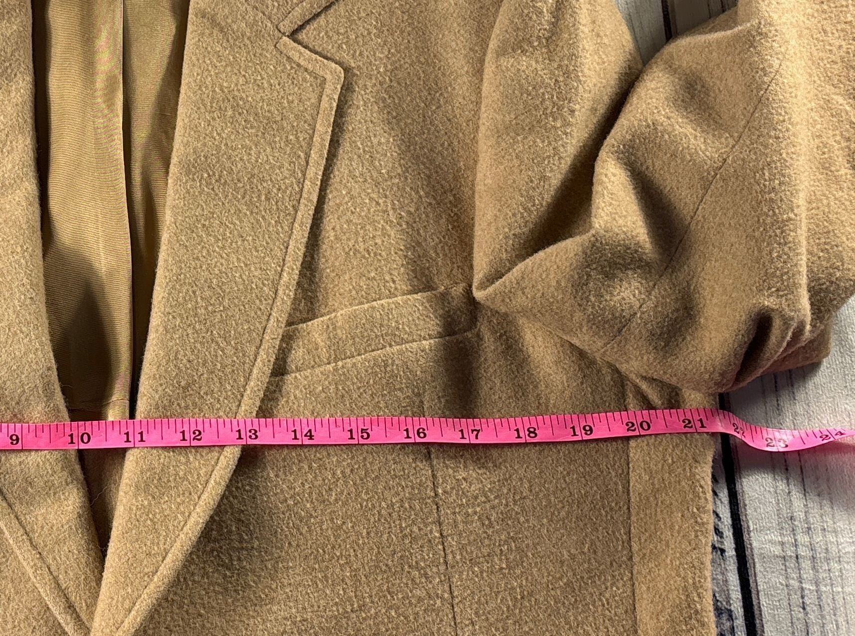 Vintage VTG Buffalonian Imperial For Kleinhans-100%Camel Hair Blazer 42R 7