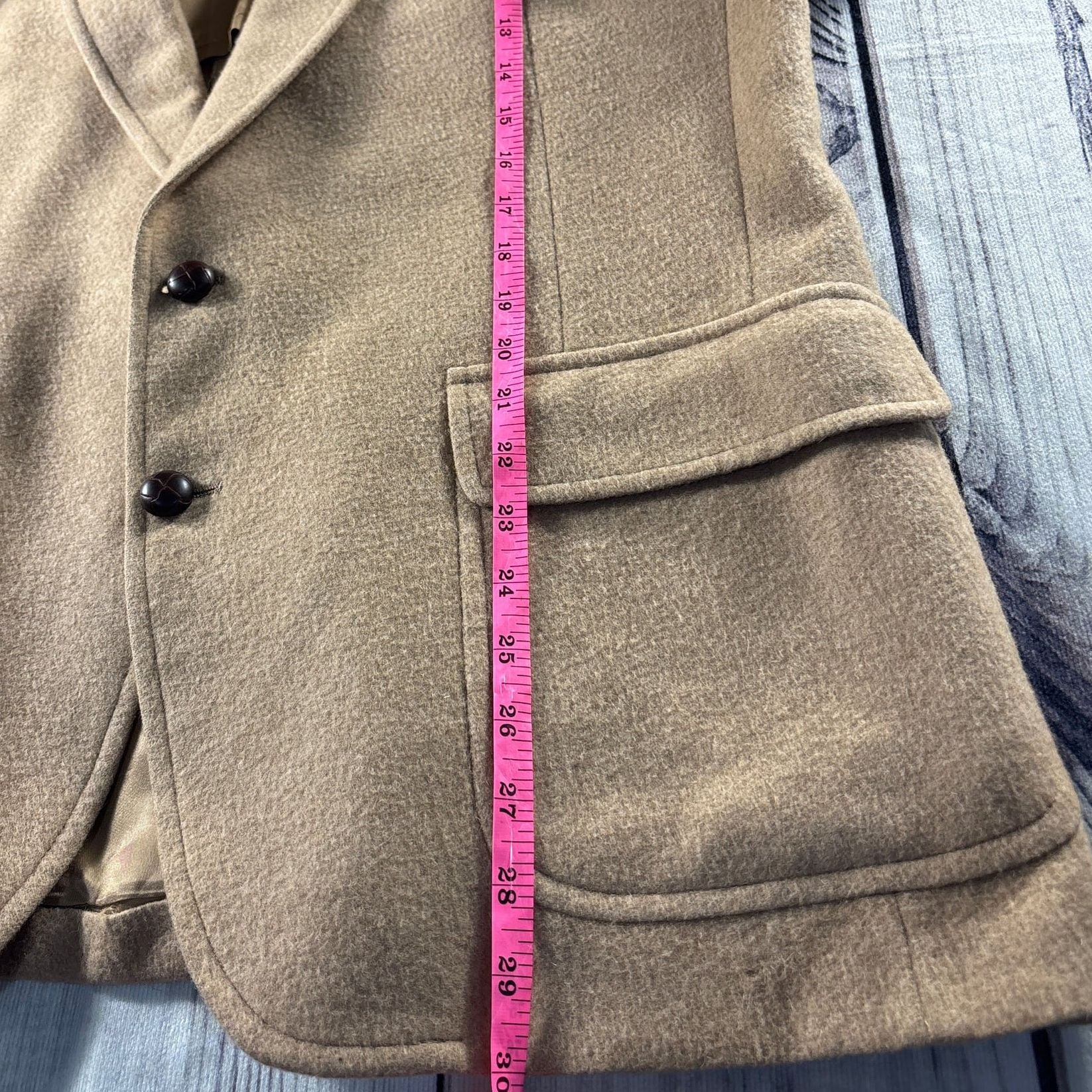 Vintage VTG Buffalonian Imperial For Kleinhans-100%Camel Hair Blazer 42R 8
