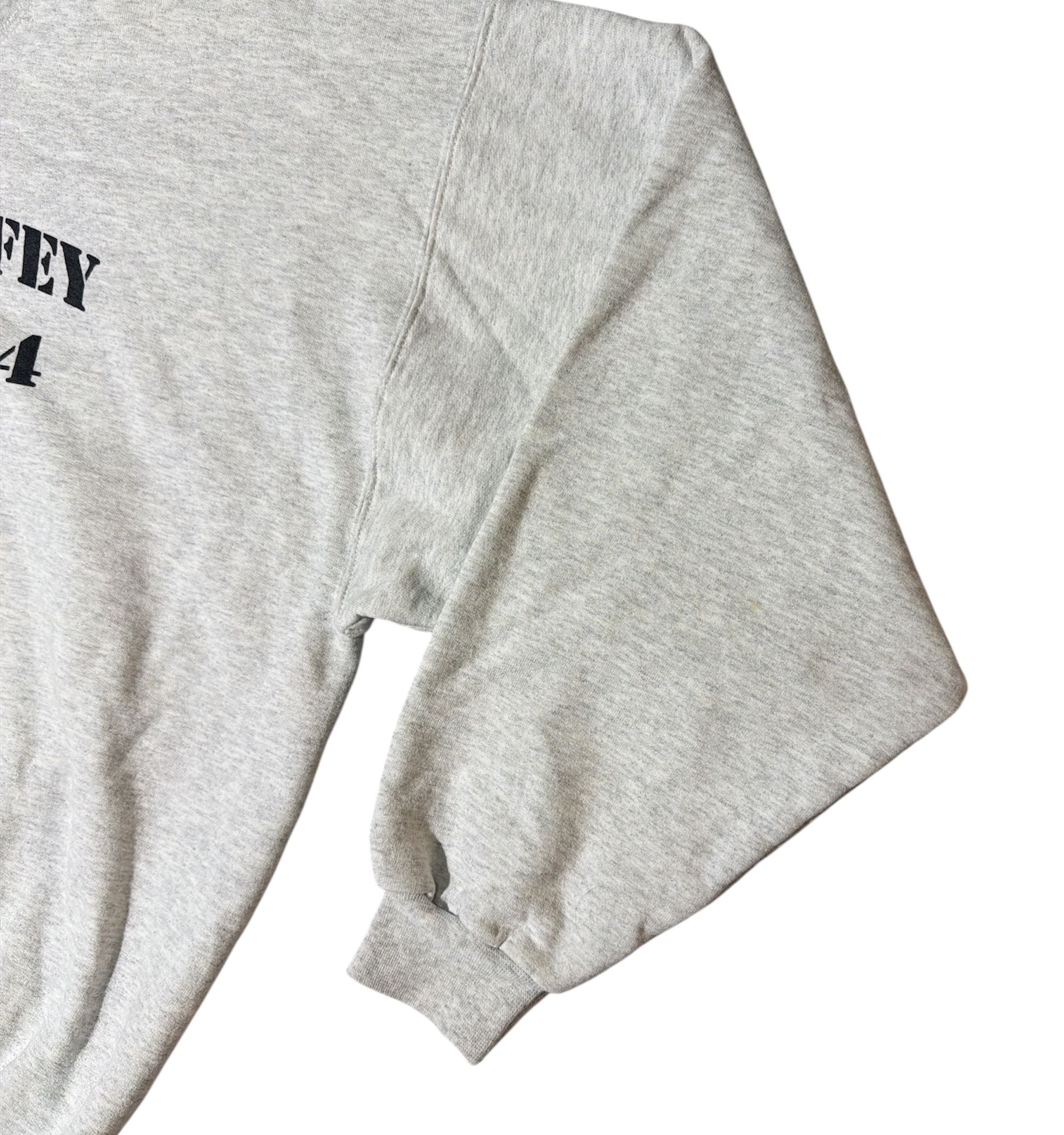 Vtg Hanes Mens Crewneck Sweatshirt USS Laffey DD-724 Spell Out Pull Over XL Gray 3