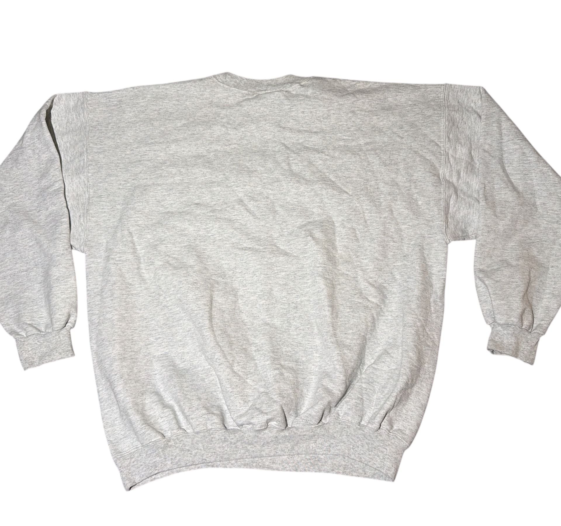 Vtg Hanes Mens Crewneck Sweatshirt USS Laffey DD-724 Spell Out Pull Over XL Gray 10