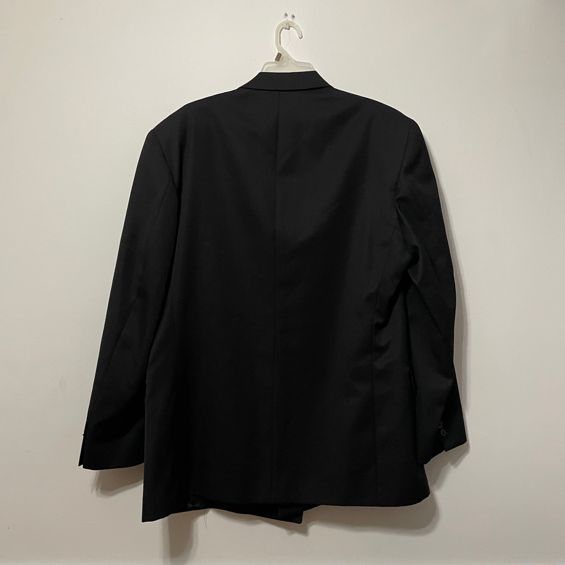 Marshall Fields Men's Black Formal Suit Double-Breasted Blazer 2