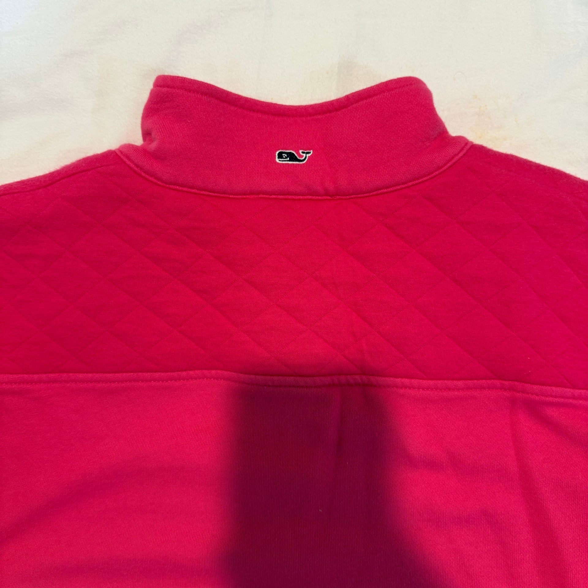 Vineyard Vines Women's Quilted Shoulder Shep Shirt Quarter-Zip Pullover 3