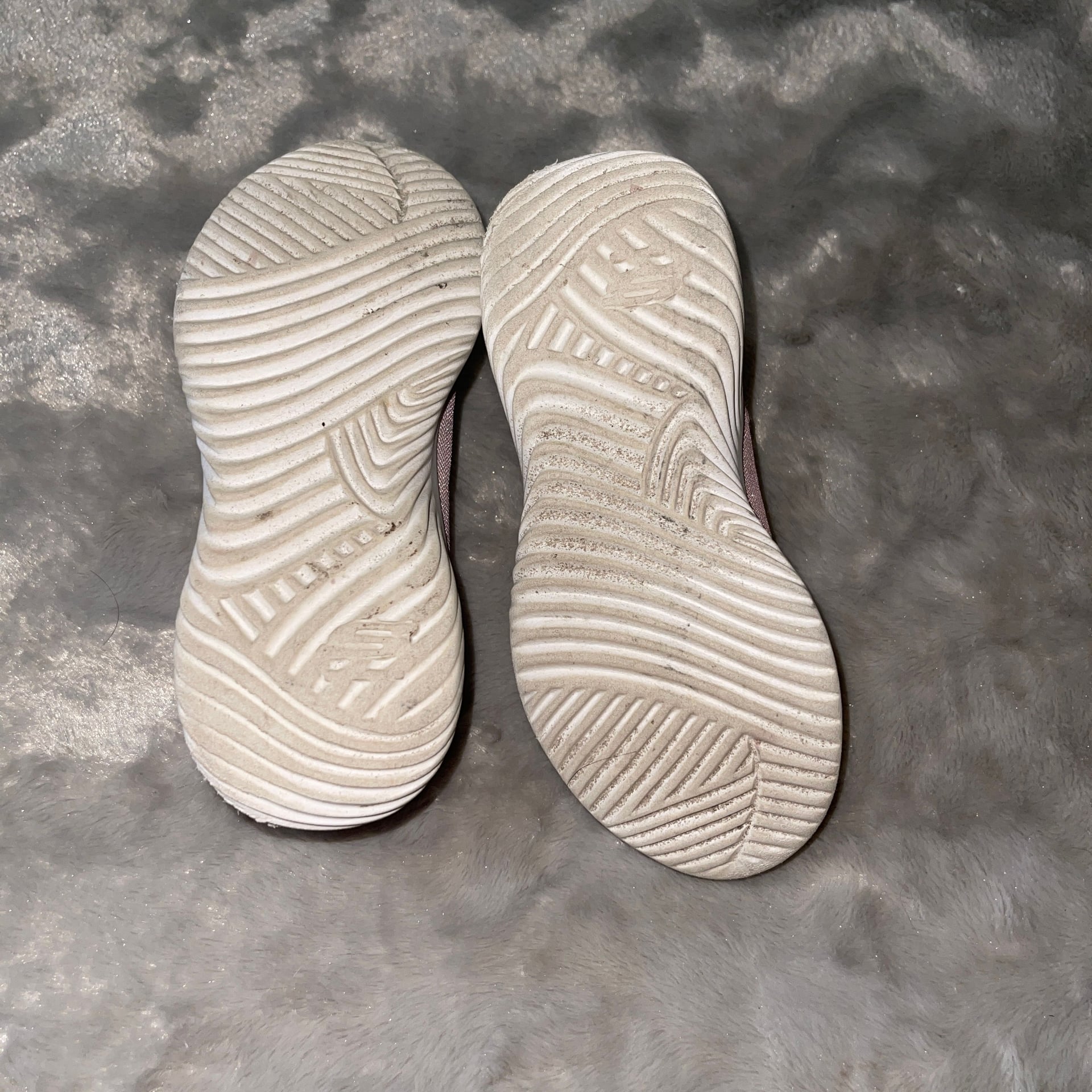 Skechers Girls Street Uno Lite - Precious Shimmer Sneakers Size 12 8