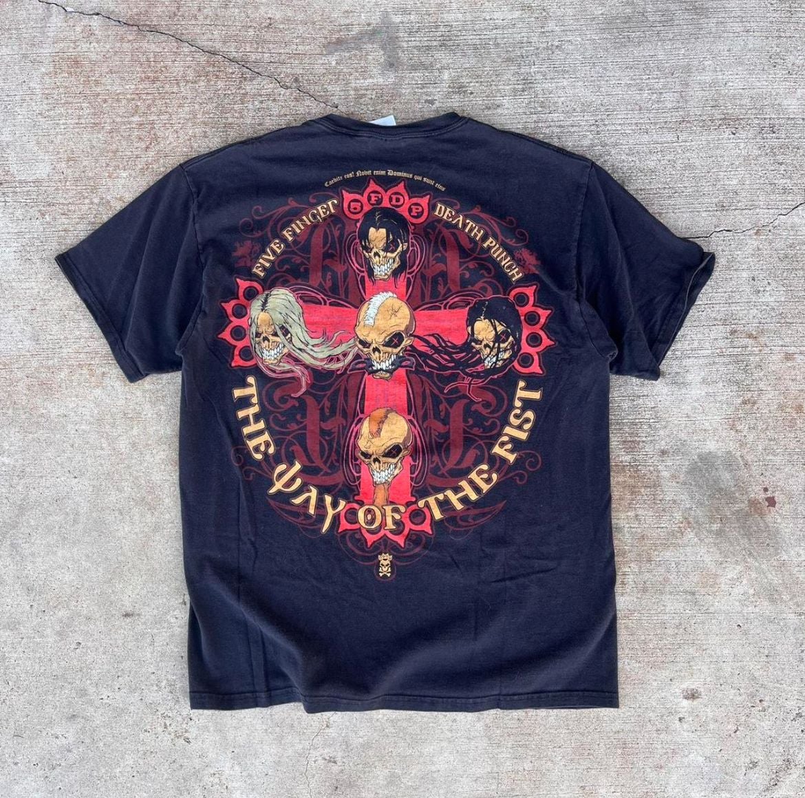 Five Finger Death Punch 'Locked and Loaded' Logo Graphic T-Shirt 3
