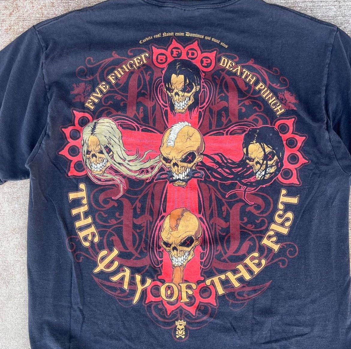 Five Finger Death Punch 'Locked and Loaded' Logo Graphic T-Shirt 4